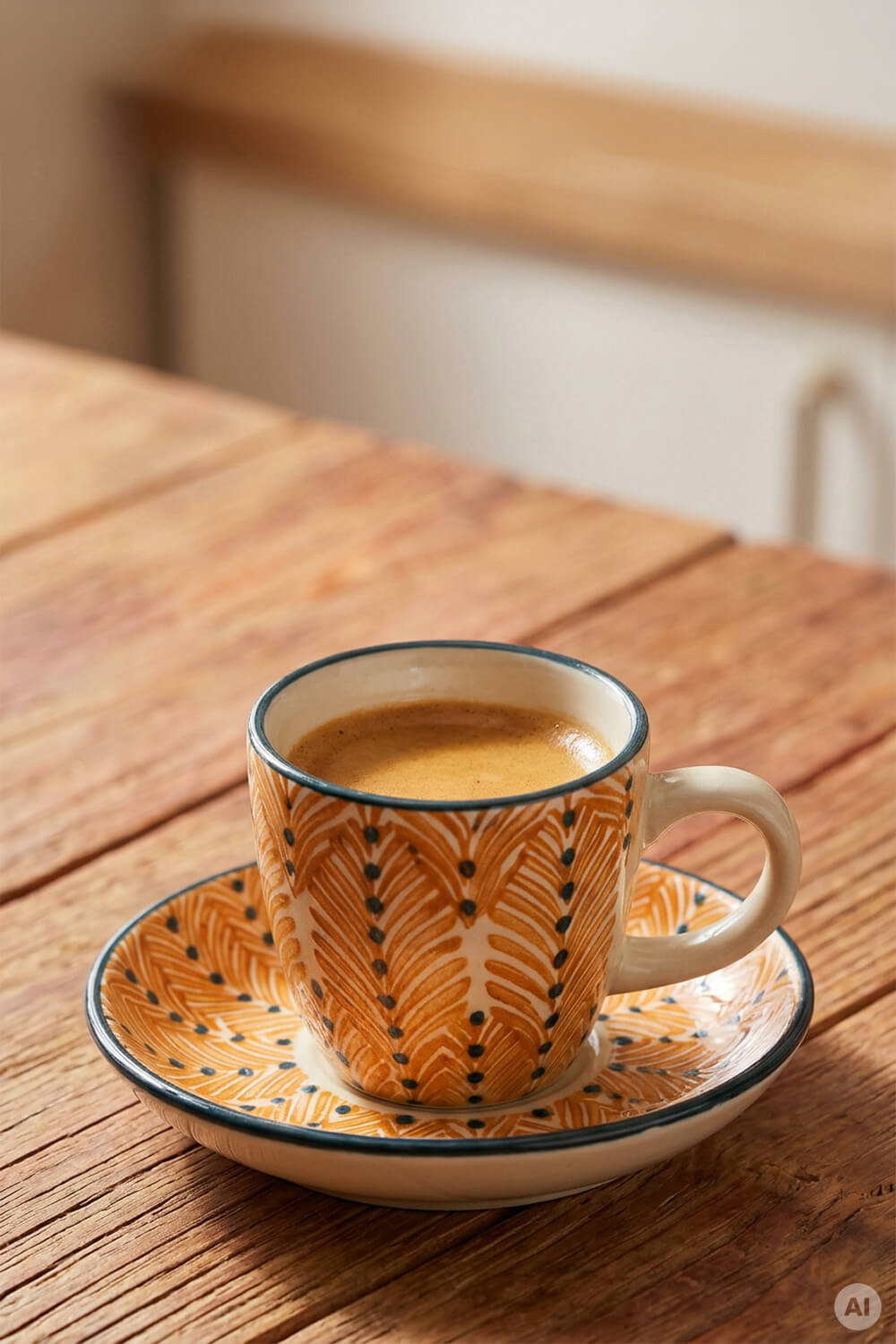 Espresso-Set MIIX'N'MATCH Orange – Steinzeug