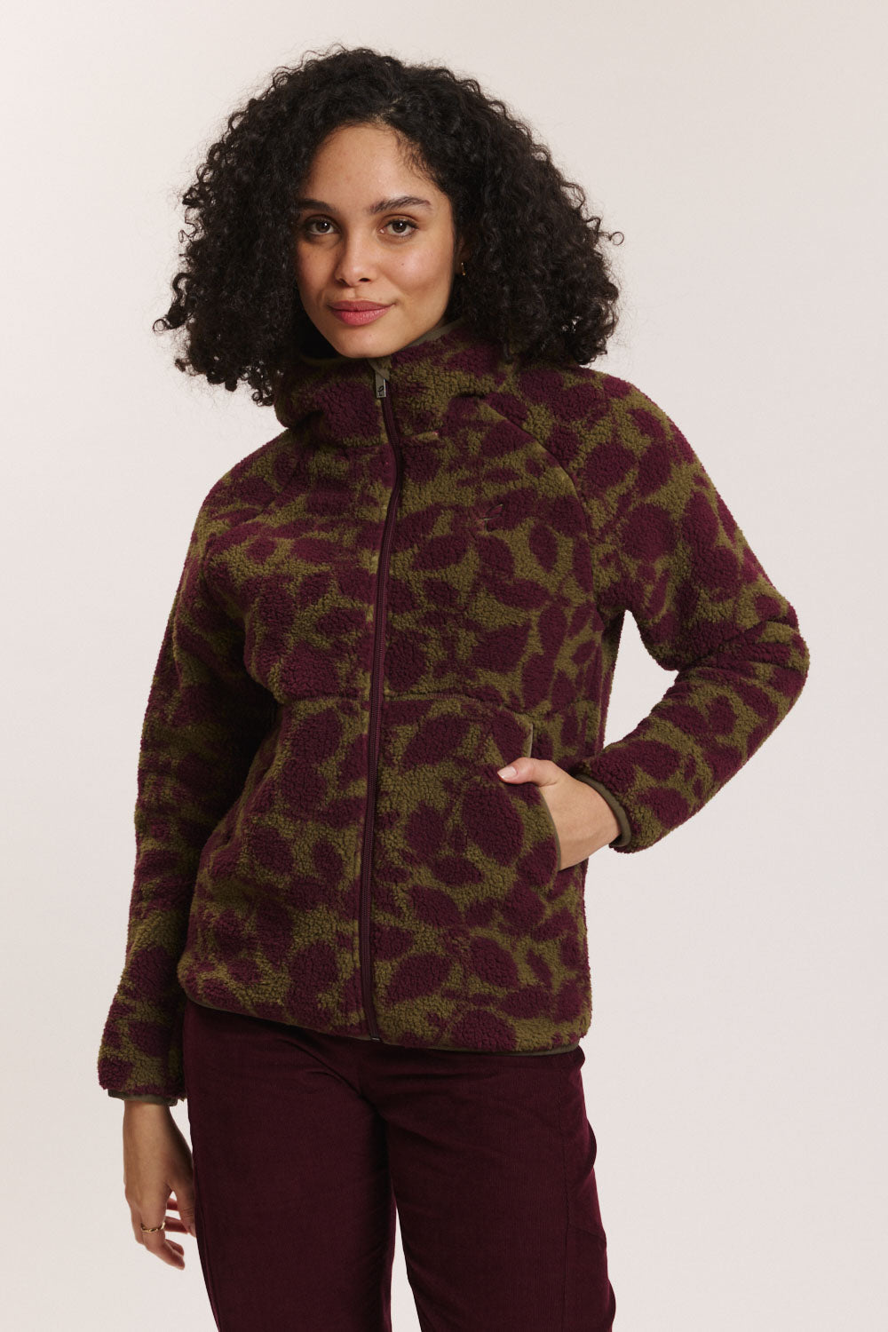 Image Teddy-Fleecejacke Alinaa mit recyceltem Polyester_2