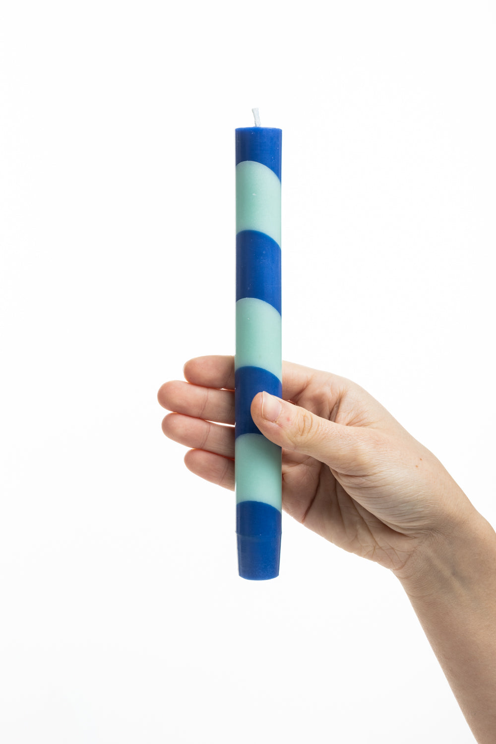 Handgearbeitete Stabkerzen GLUMI TWIST 2er-Set, 20 cm
