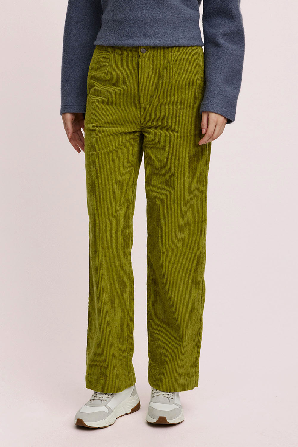 Corduroy pants made from organic cotton