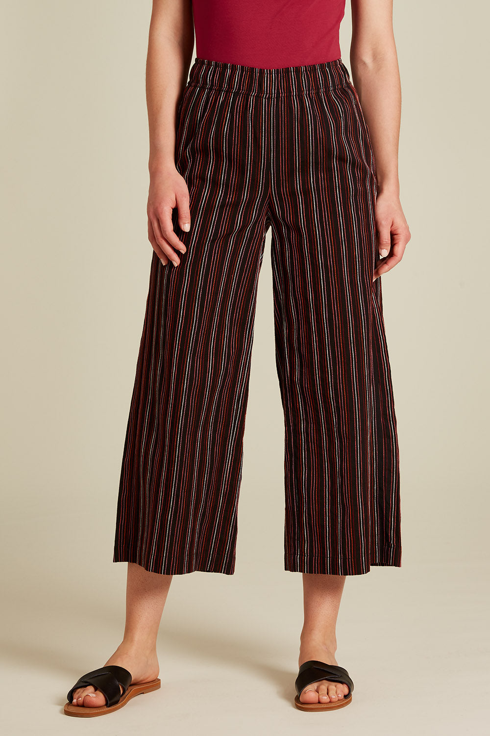 Culotte in Leinenoptik