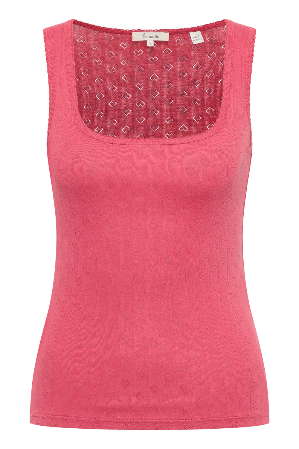 Jerseytop Rosaa aus Bio-Baumwolle