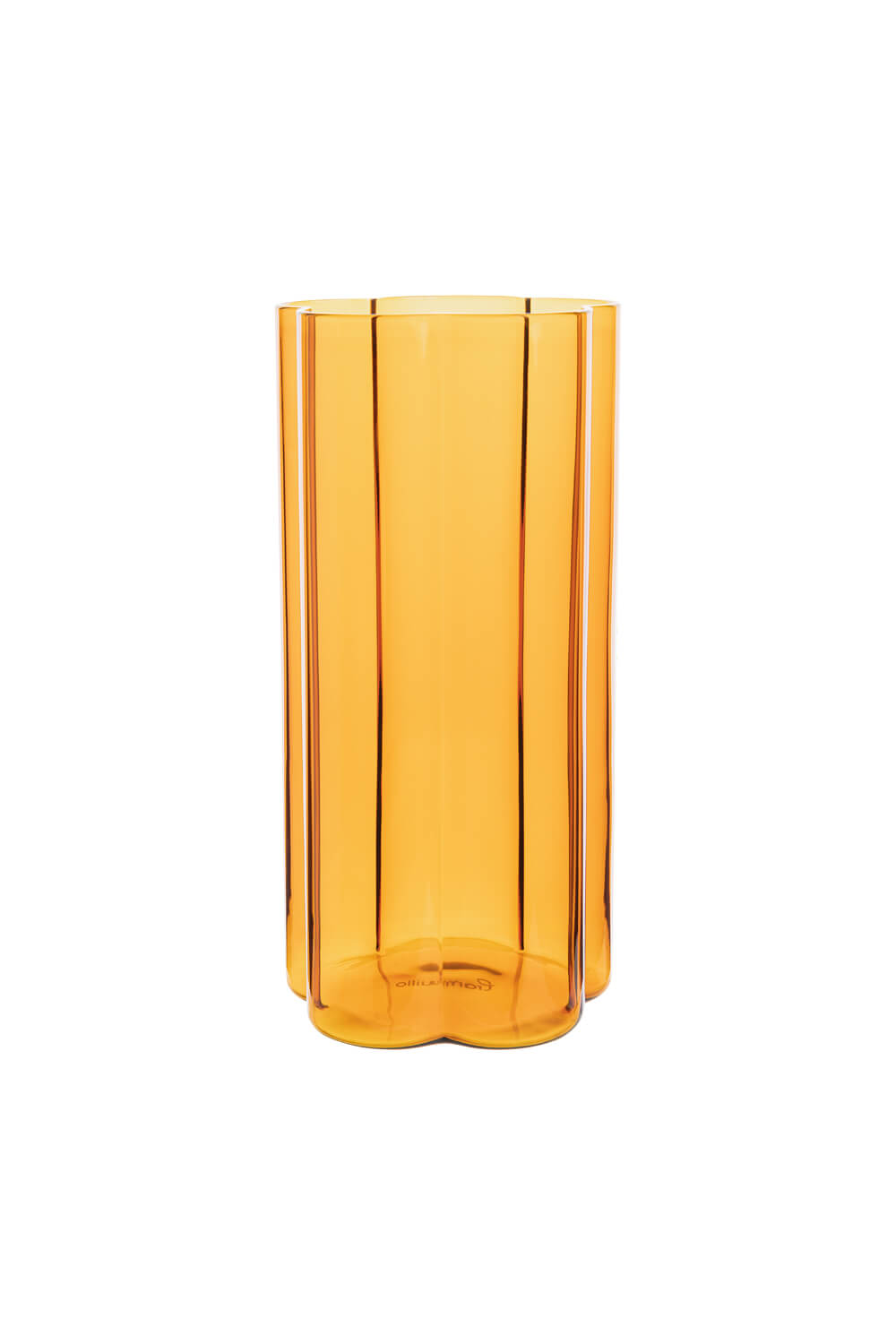 Vase RAIINBOW groß Orange – Borosilikatglas