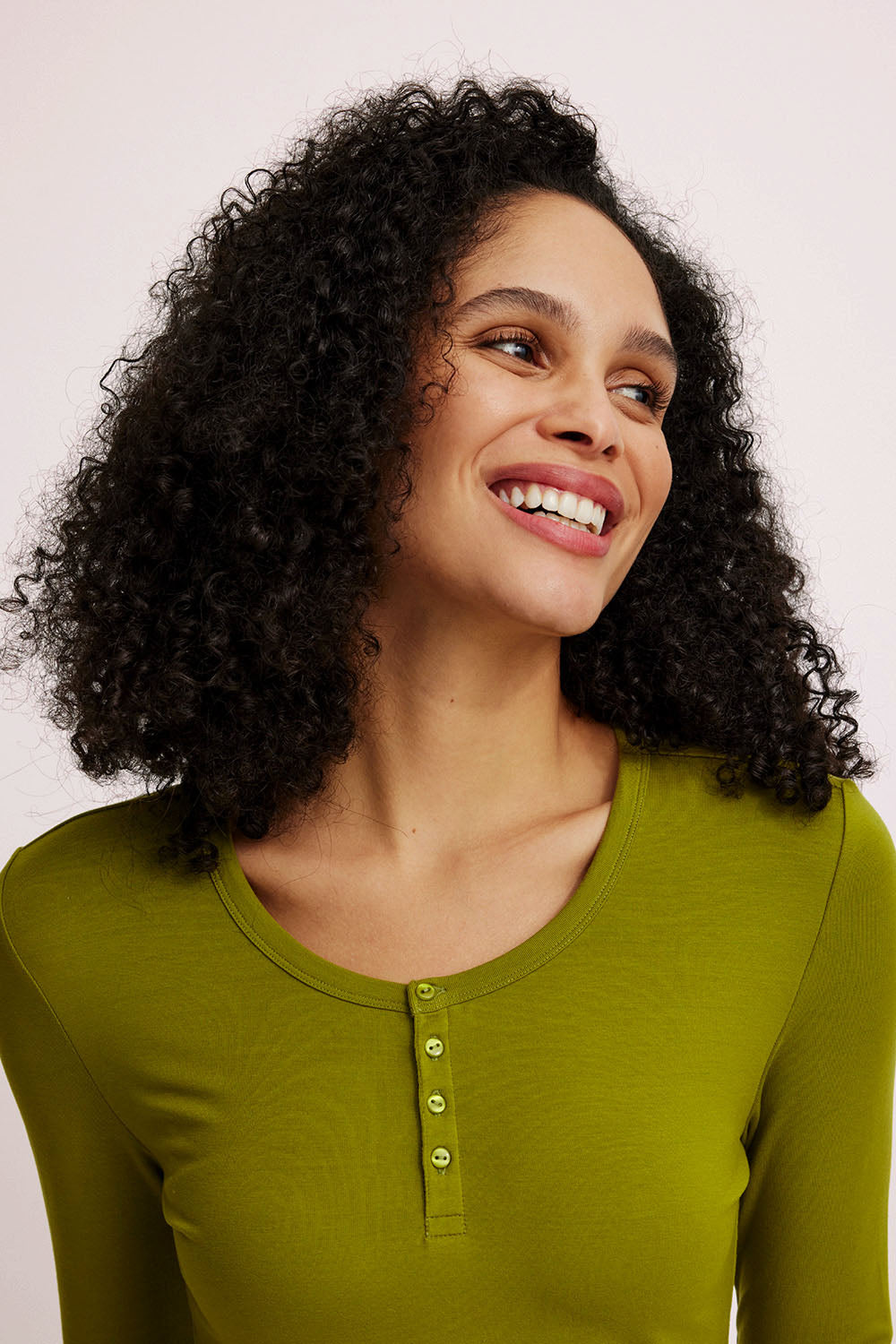 Henley-Shirt aus Tencel™