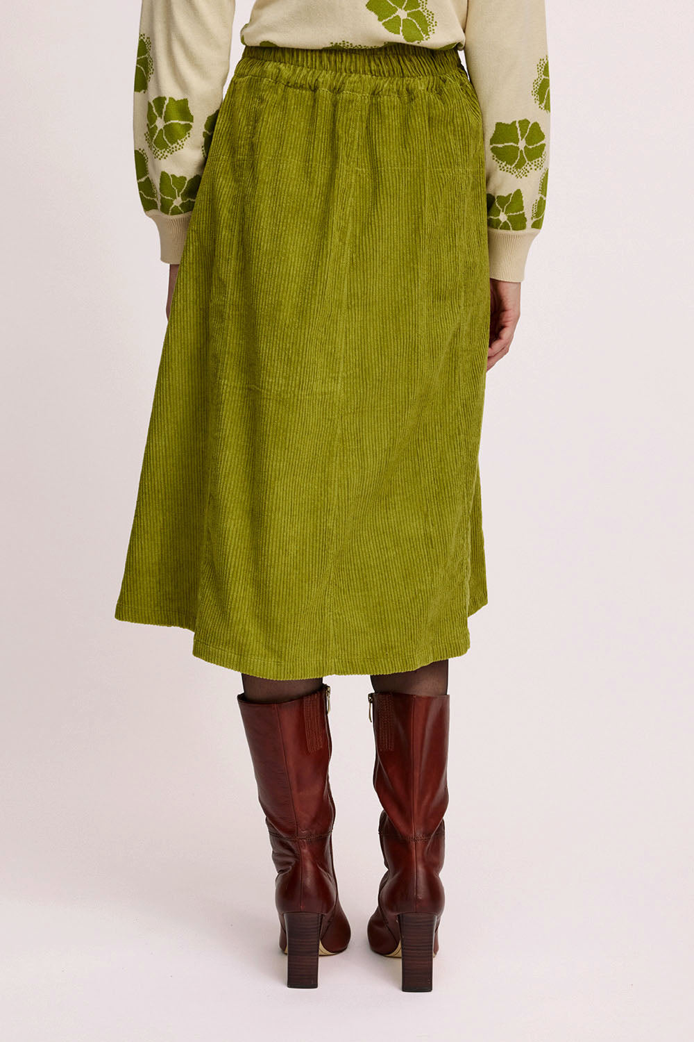 Corduroy skirt made from organic cotton