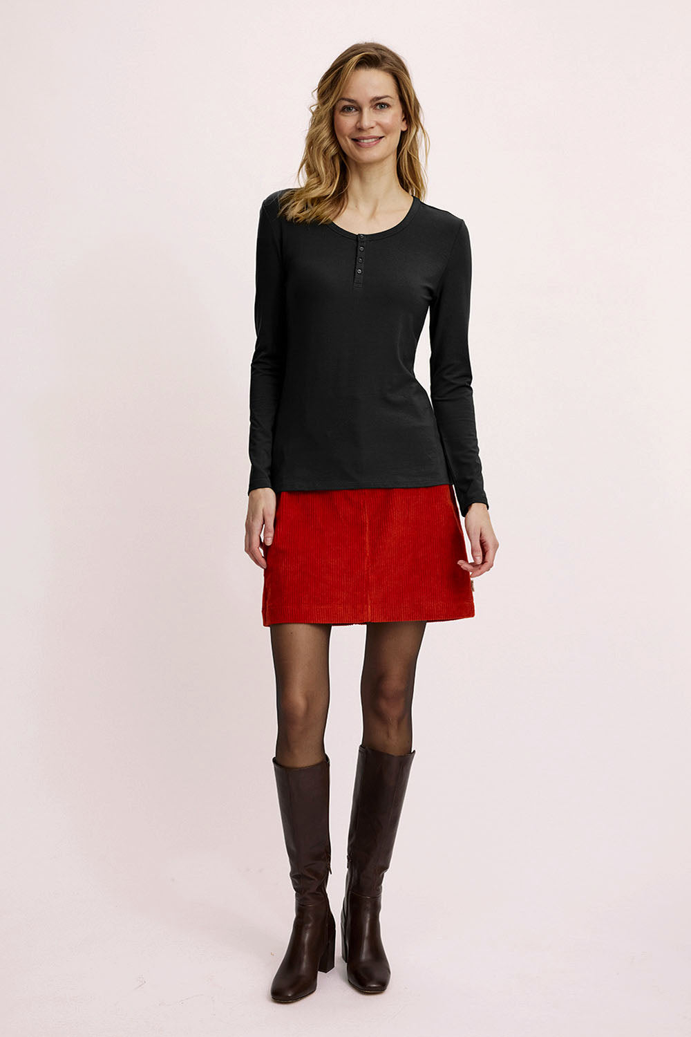 Henley shirt made from Tencel™