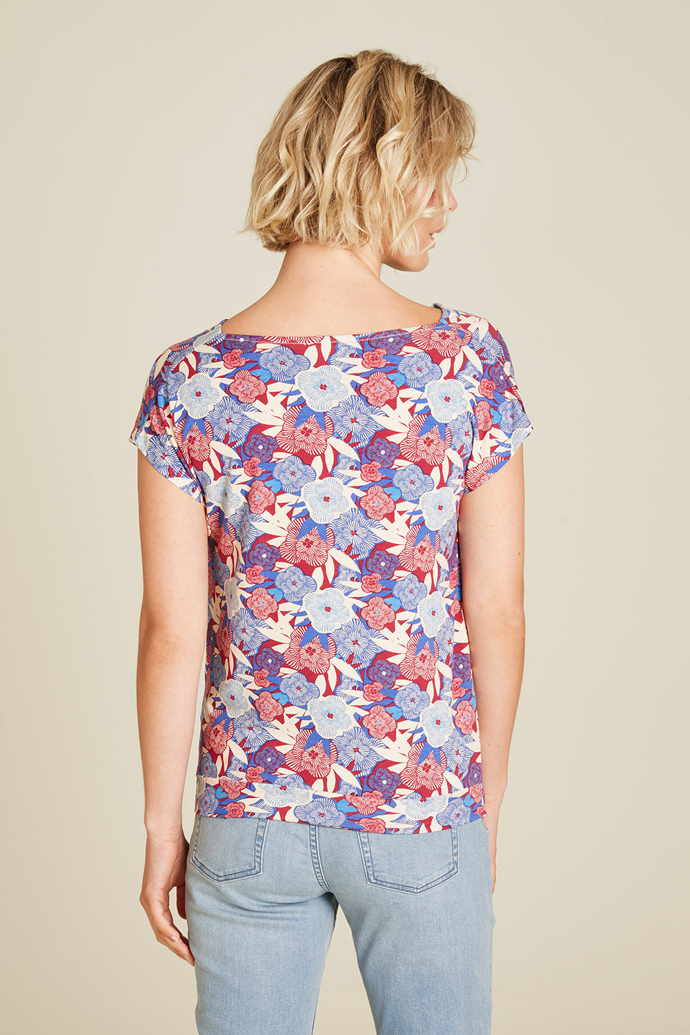 Wasserfall- Shirt aus EcoVero™ Viskose