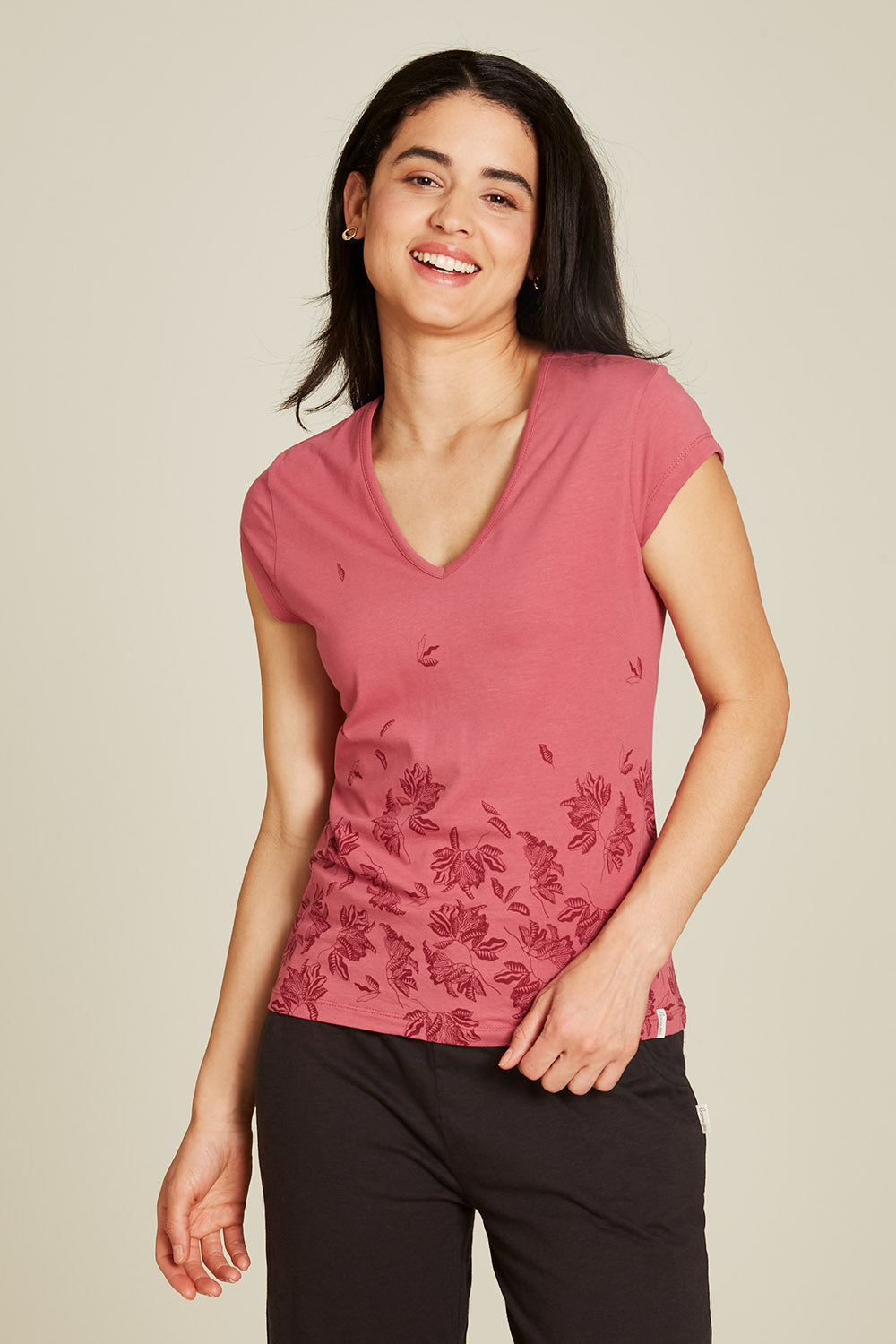 Flower magic jersey shirt