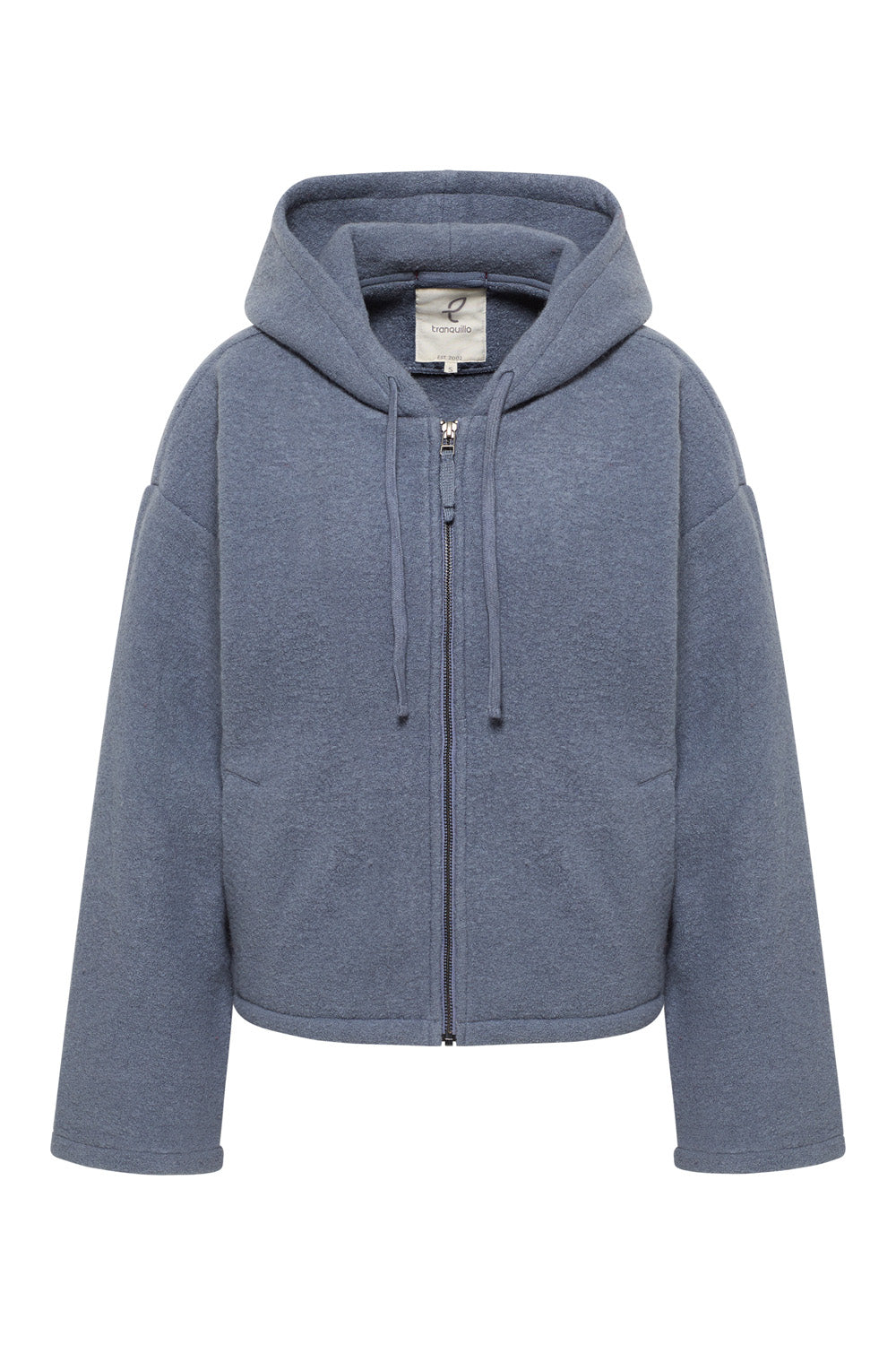 Cosy jacket made from milled wool