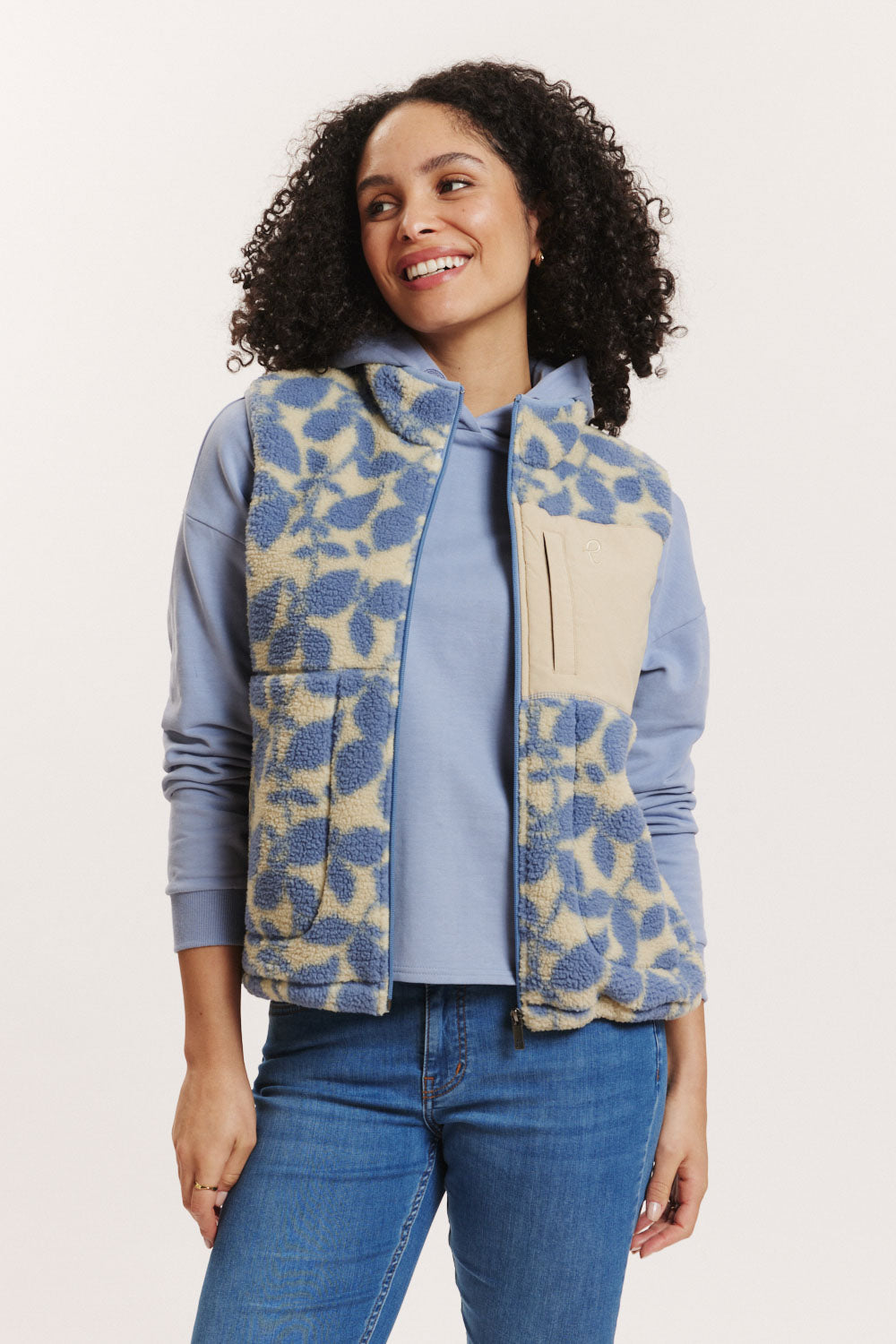 Image Teddyfleece-Weste Galaa  mit recyceltem Polyester_2
