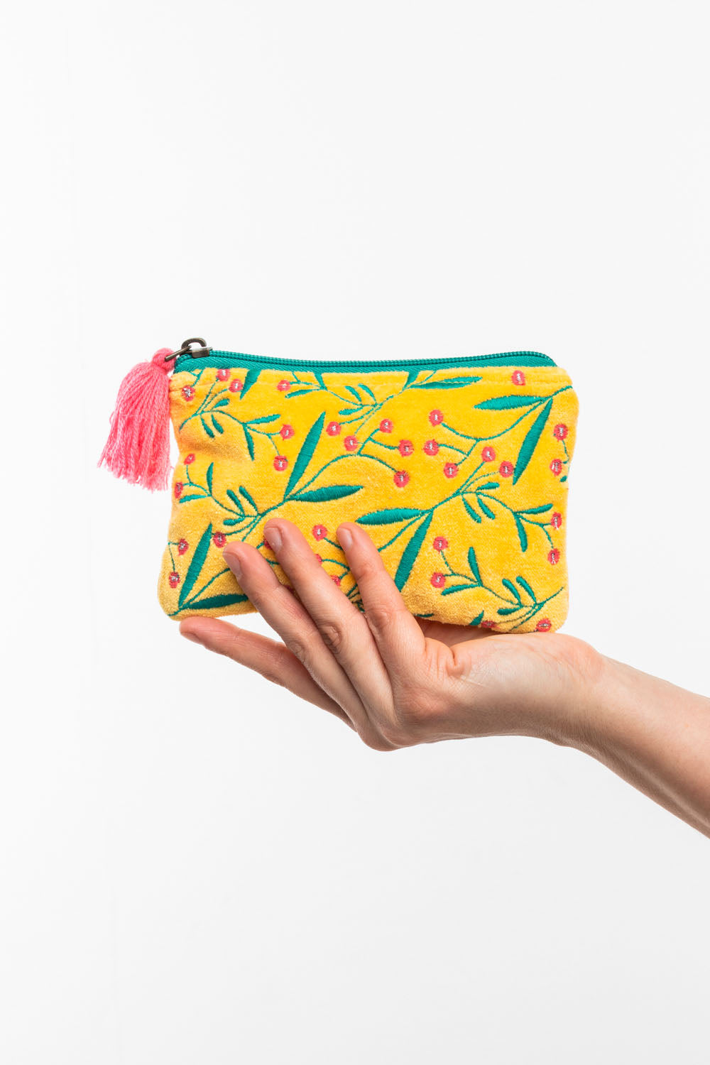 Samttäschchen FLORAL