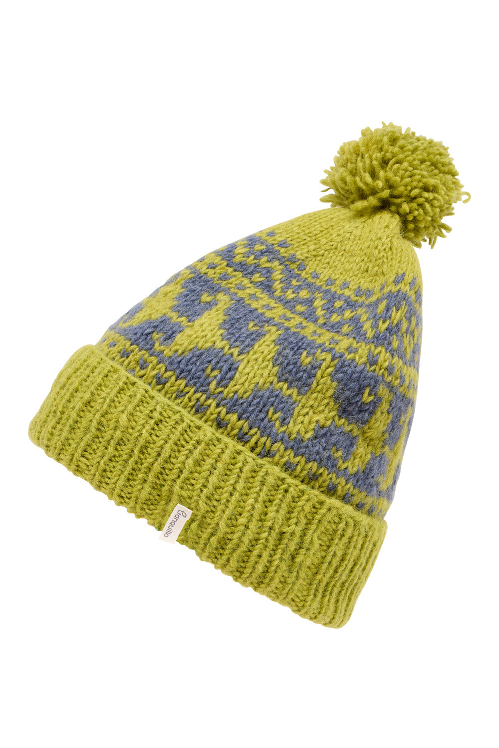 Wool hat with bobble