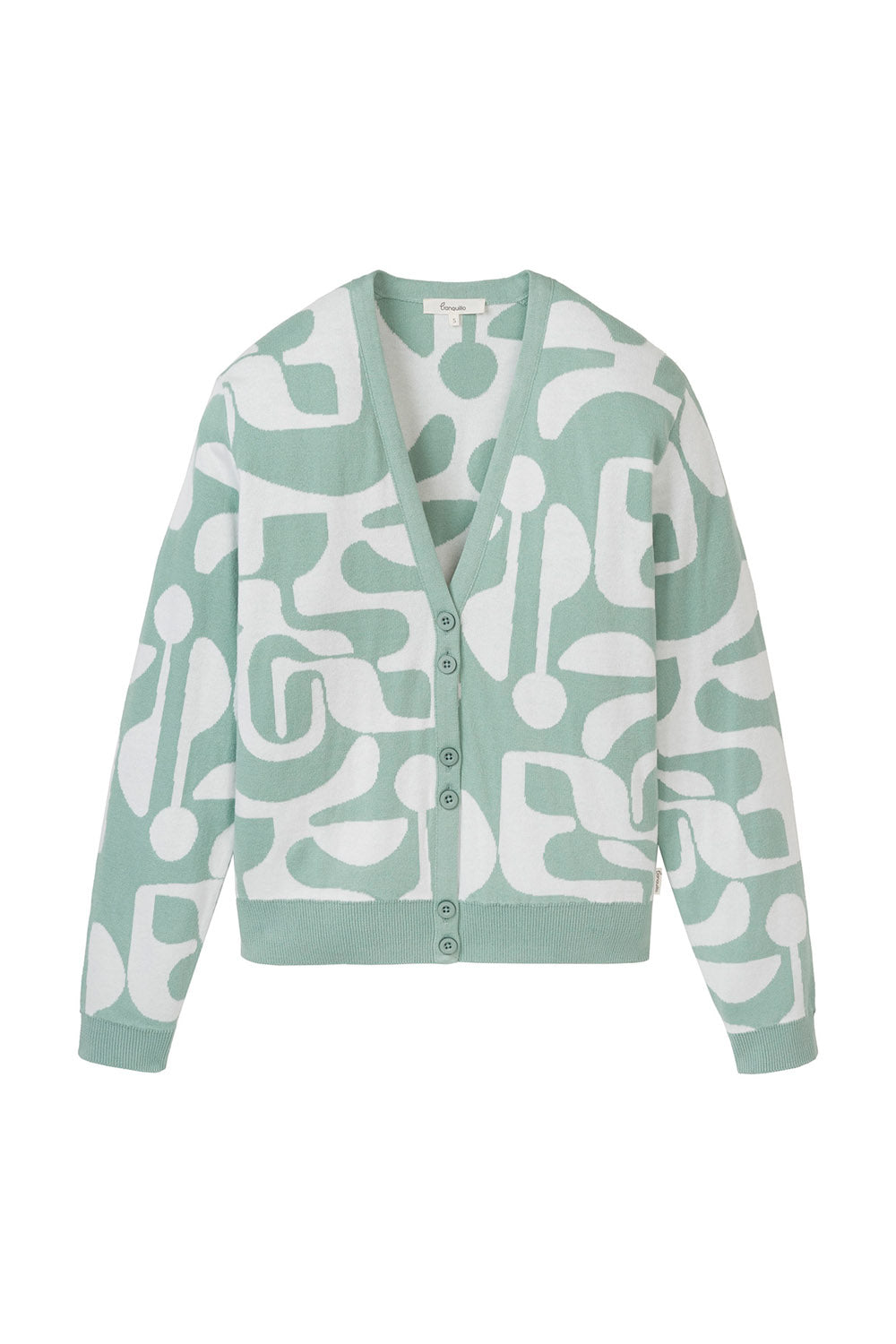 Jacquard Strickjacke