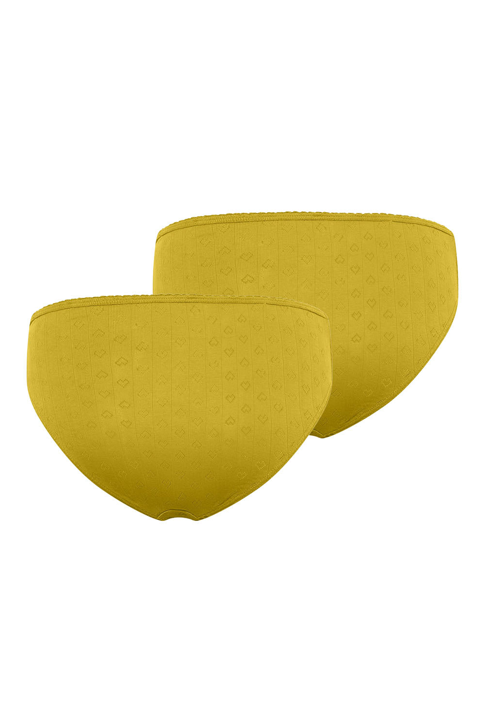 Set of 2 organic cotton jersey briefs Puaa
