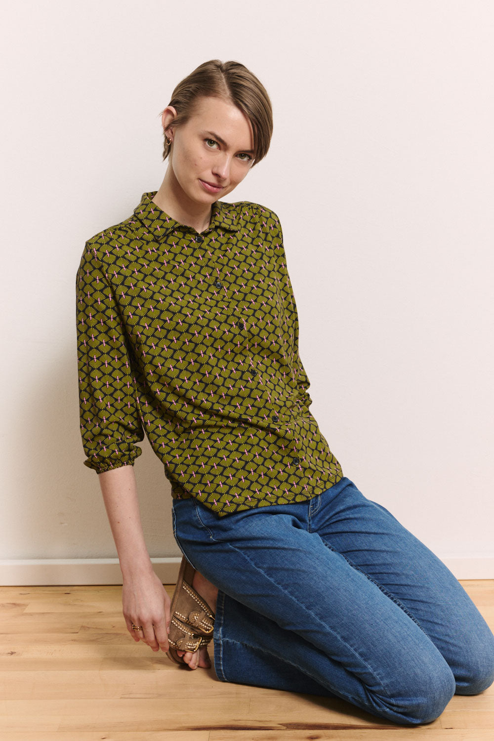 Jerseybluse Kaaty aus EcoVero™ Viskose