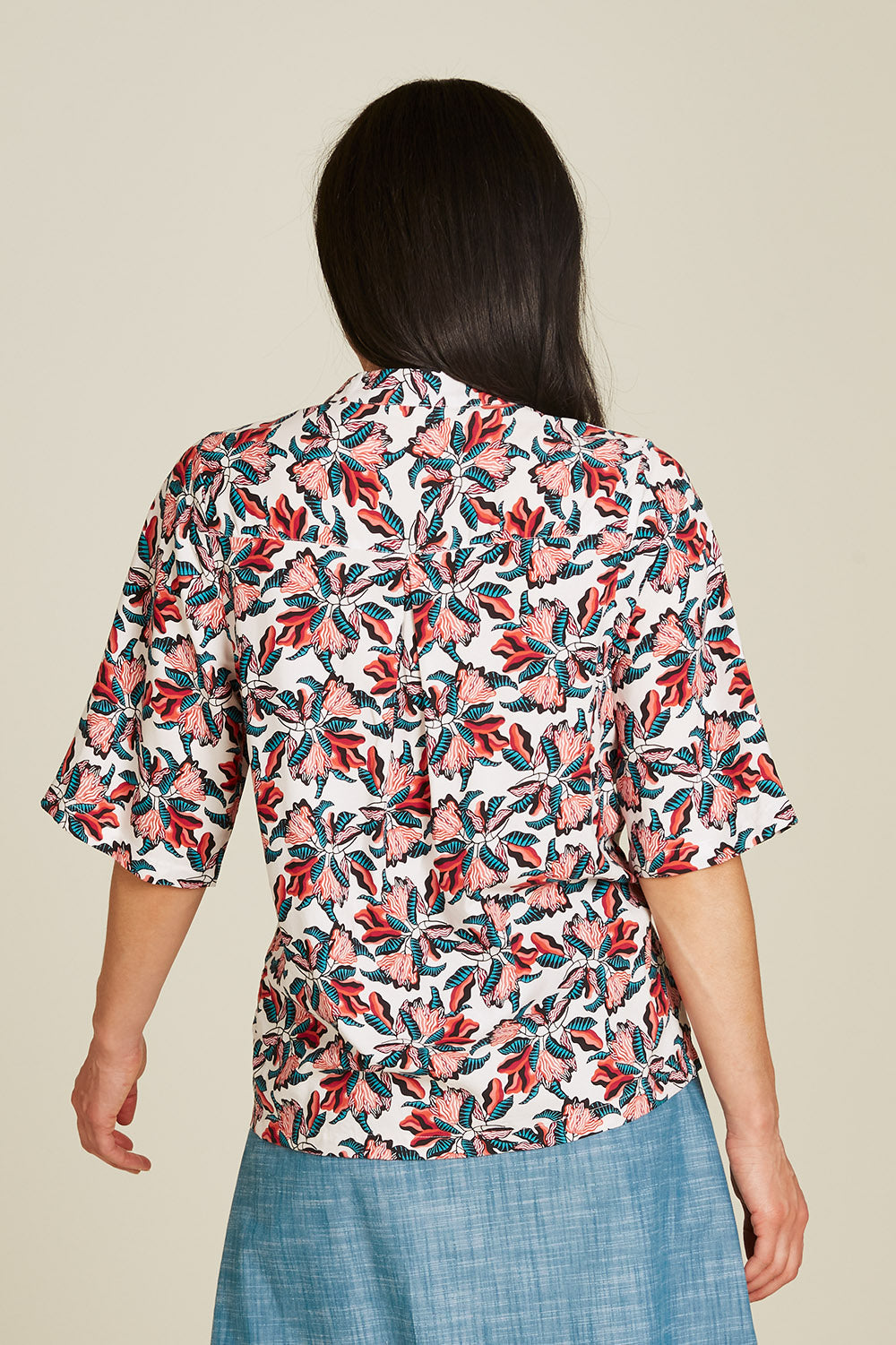 Bluse aus EcoVero™ Viskose