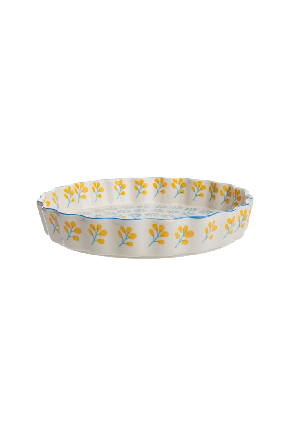 Quiche dish FLORAL