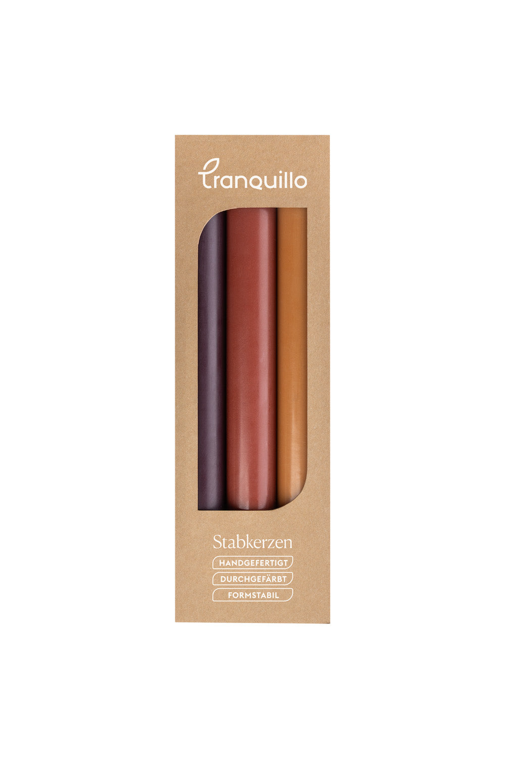 Taper Candles GLUMI autumn Set of 3