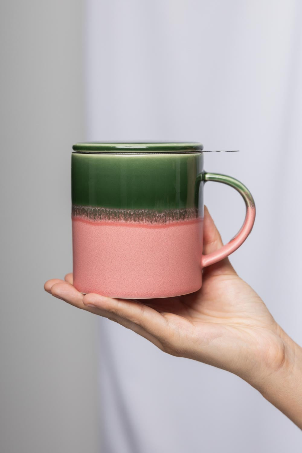 Cup with tea strainer INDUSTRIAL 410 ml