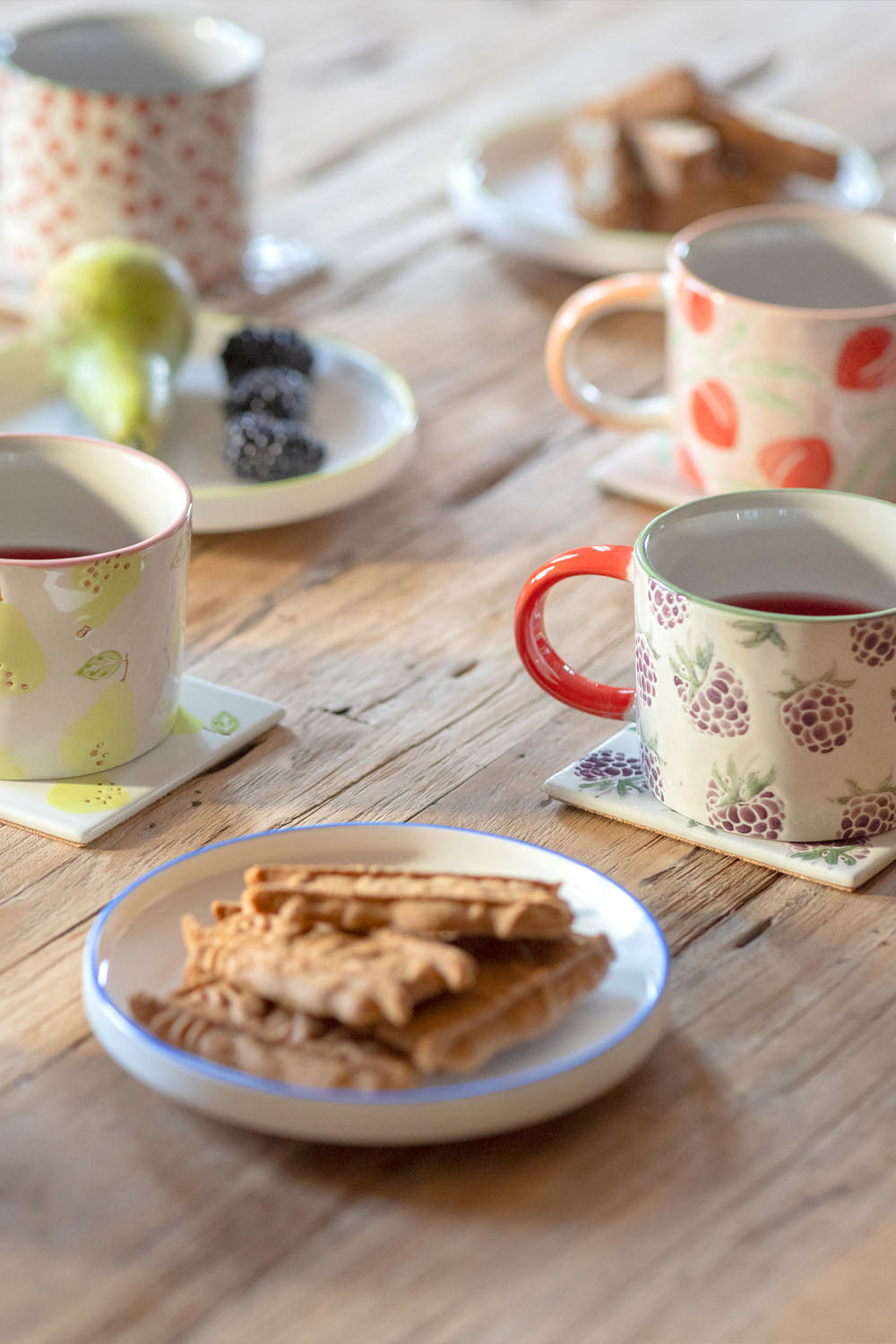 Cup VINTAGE GARDEN red