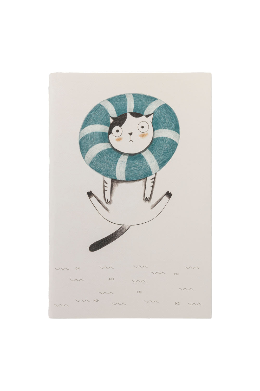 Notizbuch BLUE SPLASHY CAT