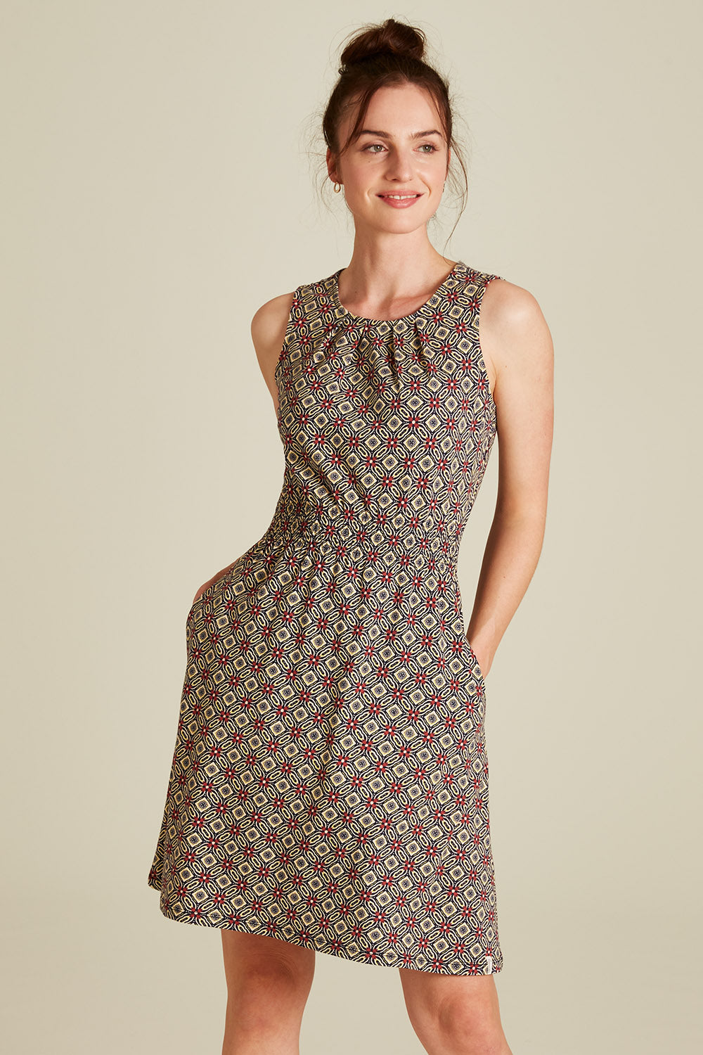Jersey-Kleid bedruckt