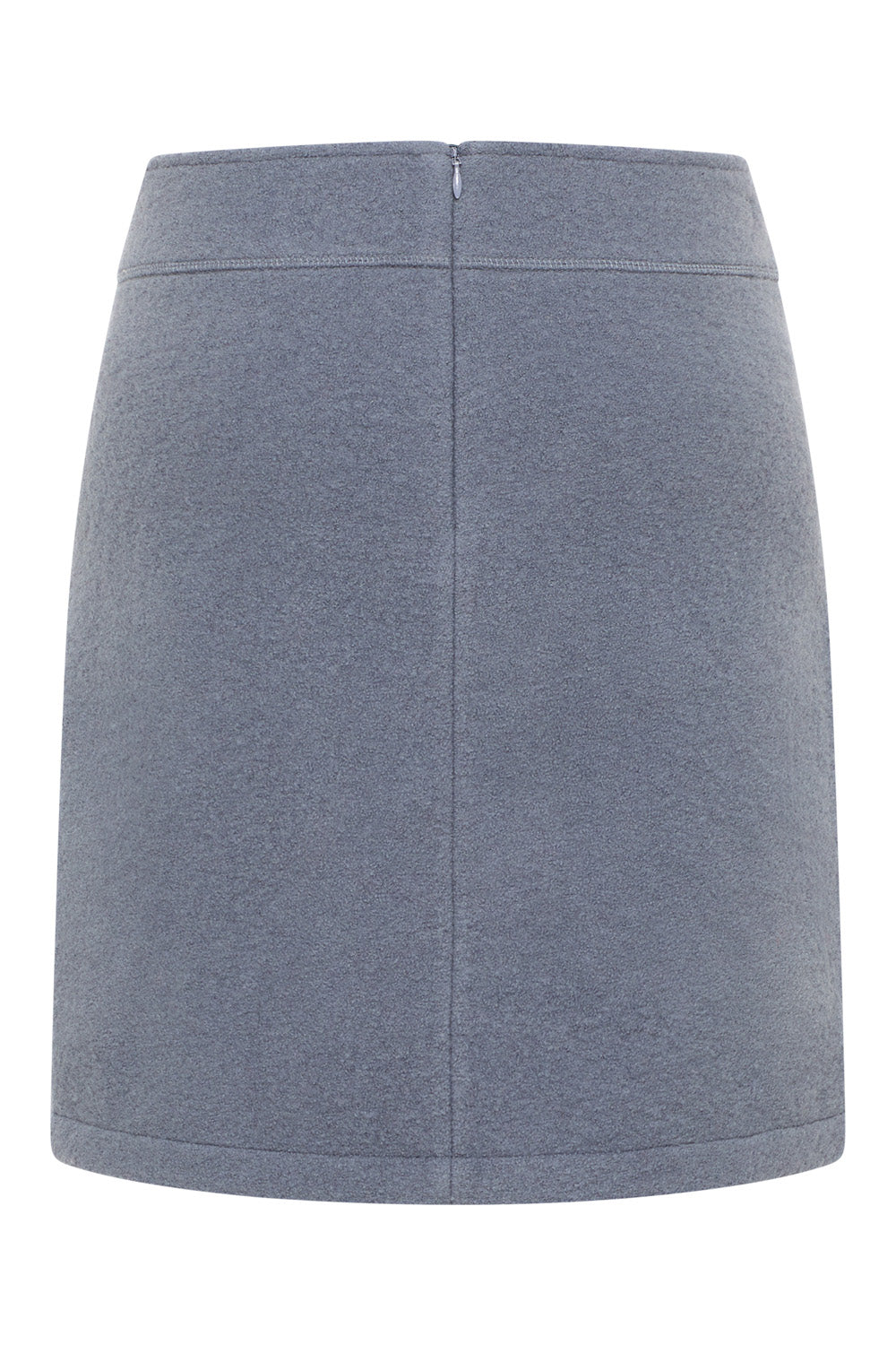 Short skirt made from pure wool fleece