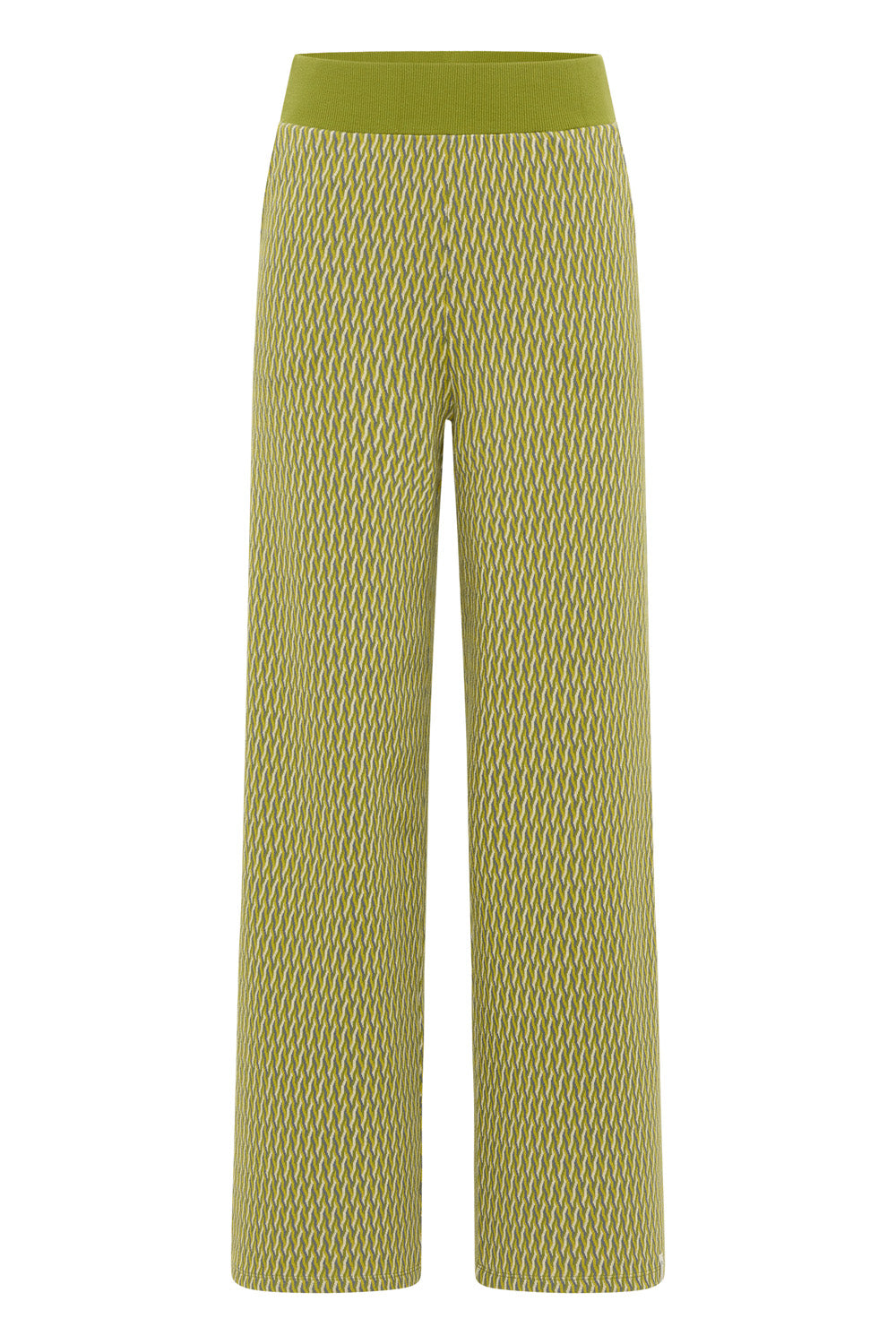 Gestrickte Hose im Retro-Look