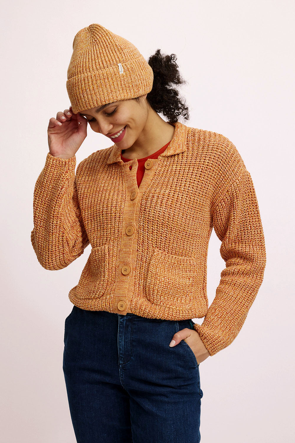 Gemütliche Strickmütze
