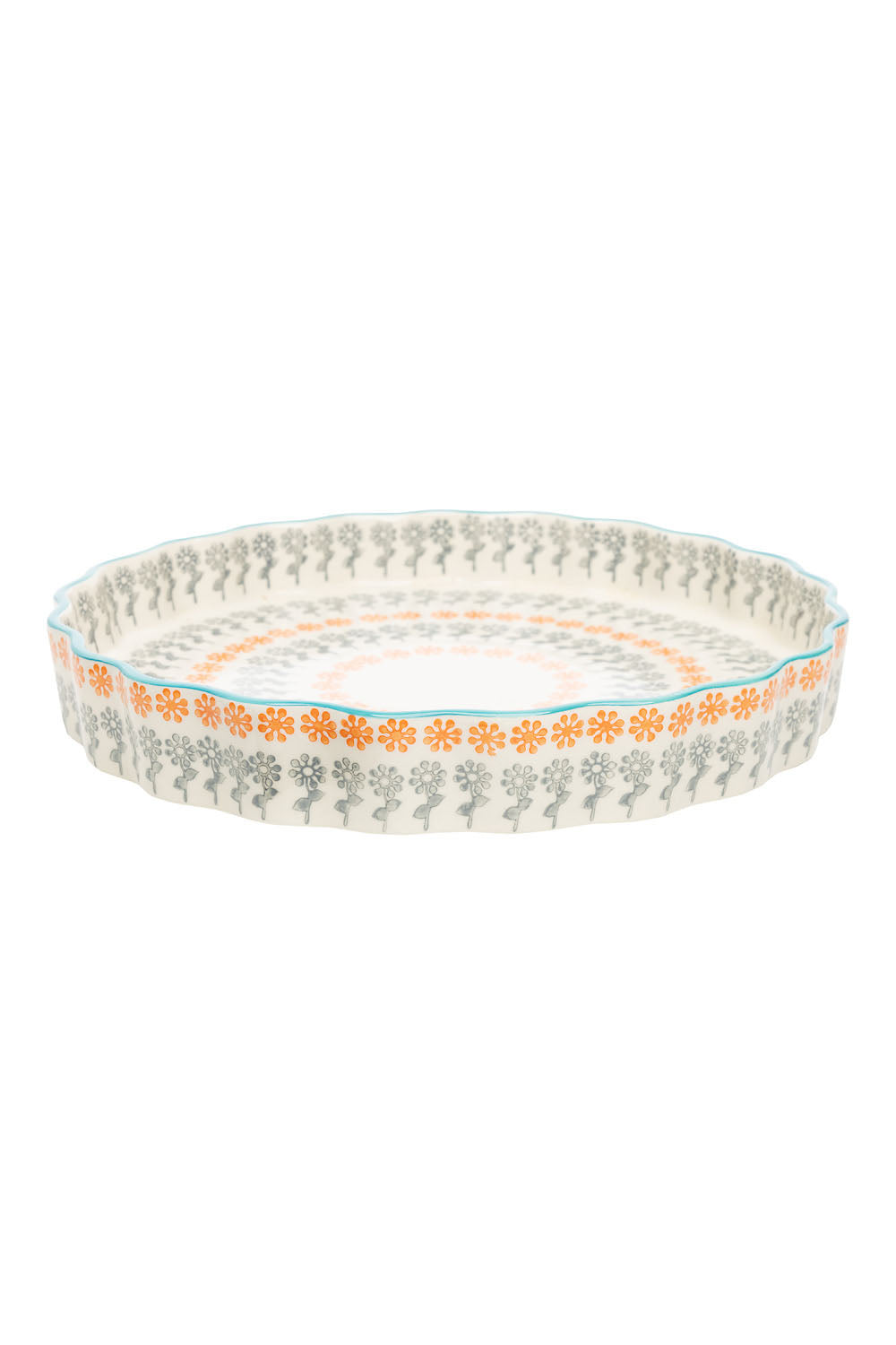 Quiche dish FLORAL 22 cm