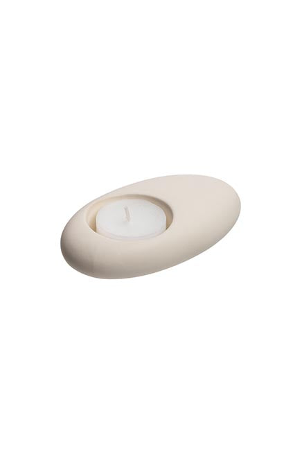 Teelichthalter off white