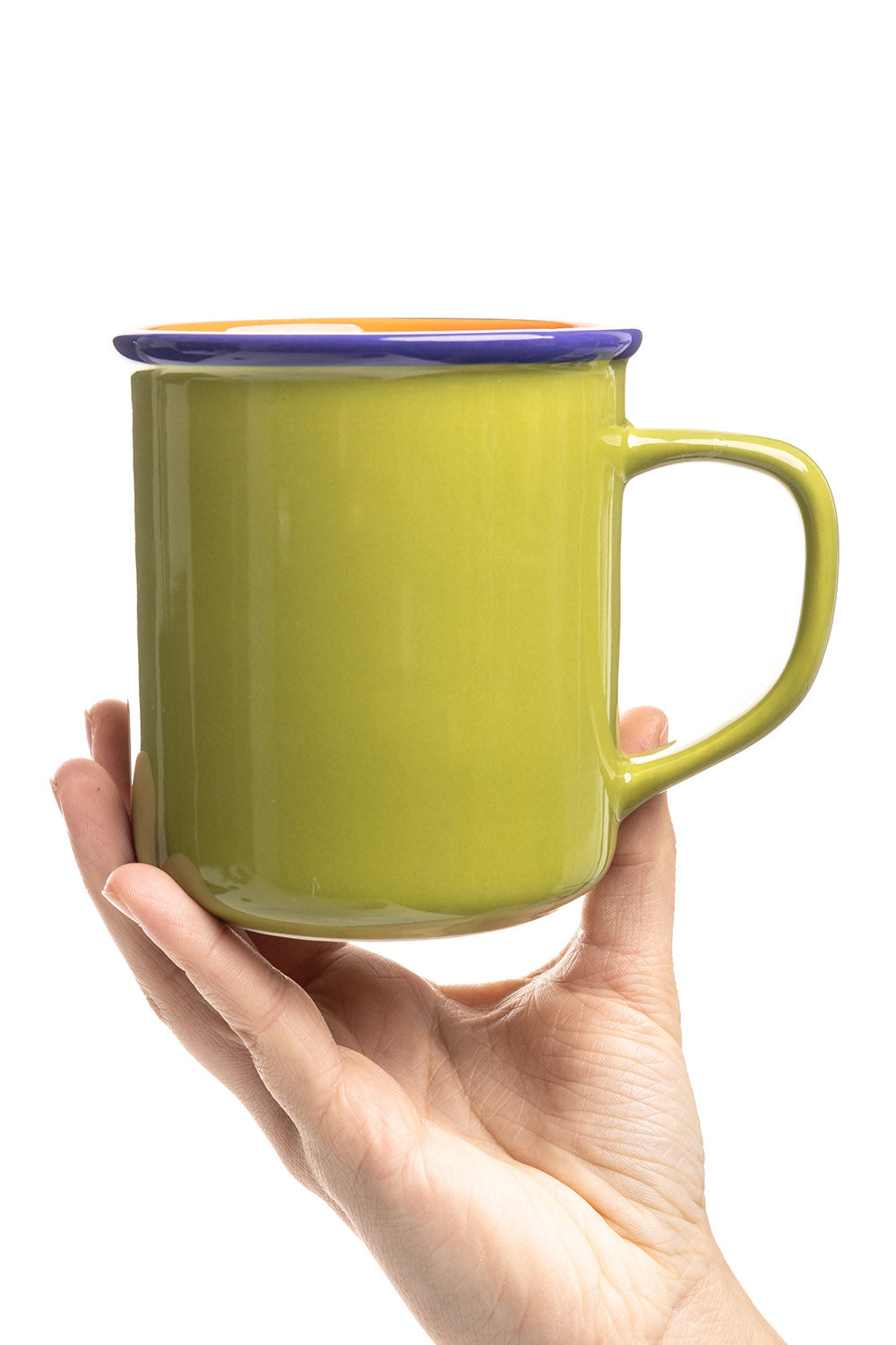Tasse COLOURI Grün, Detailansicht
