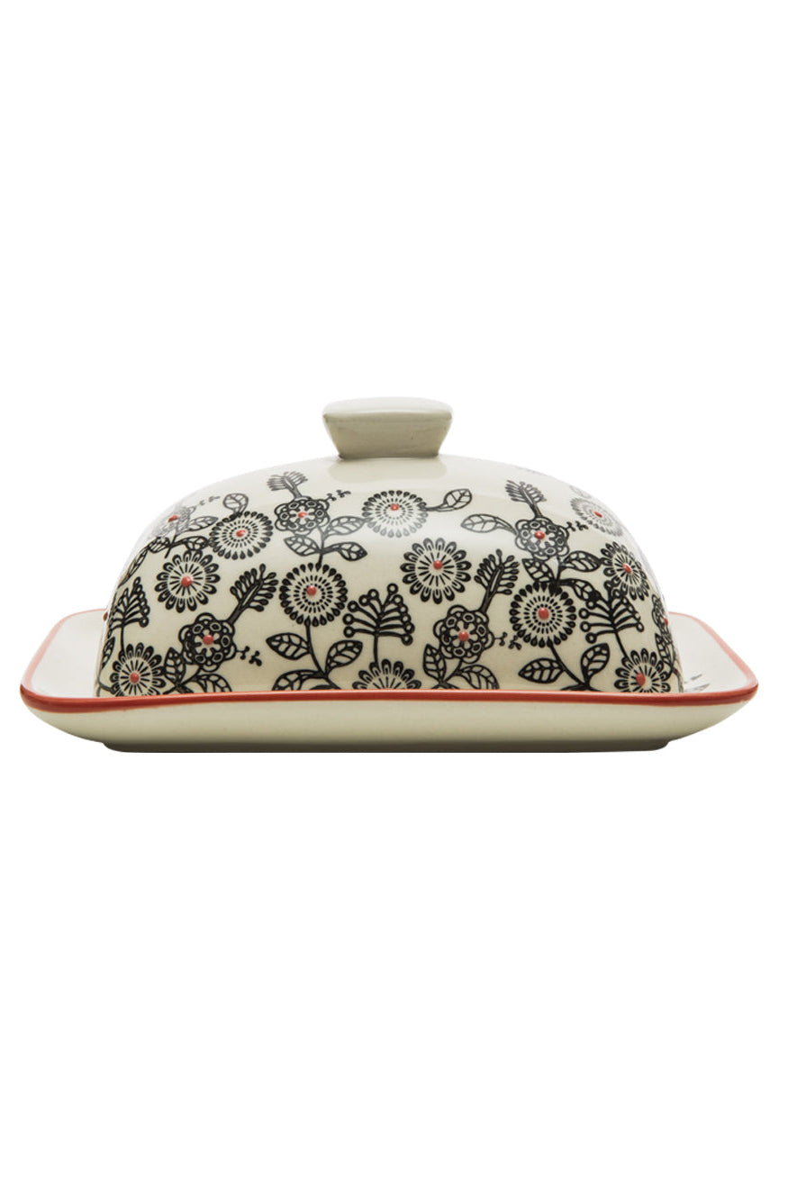 Butter Dish FLORAL