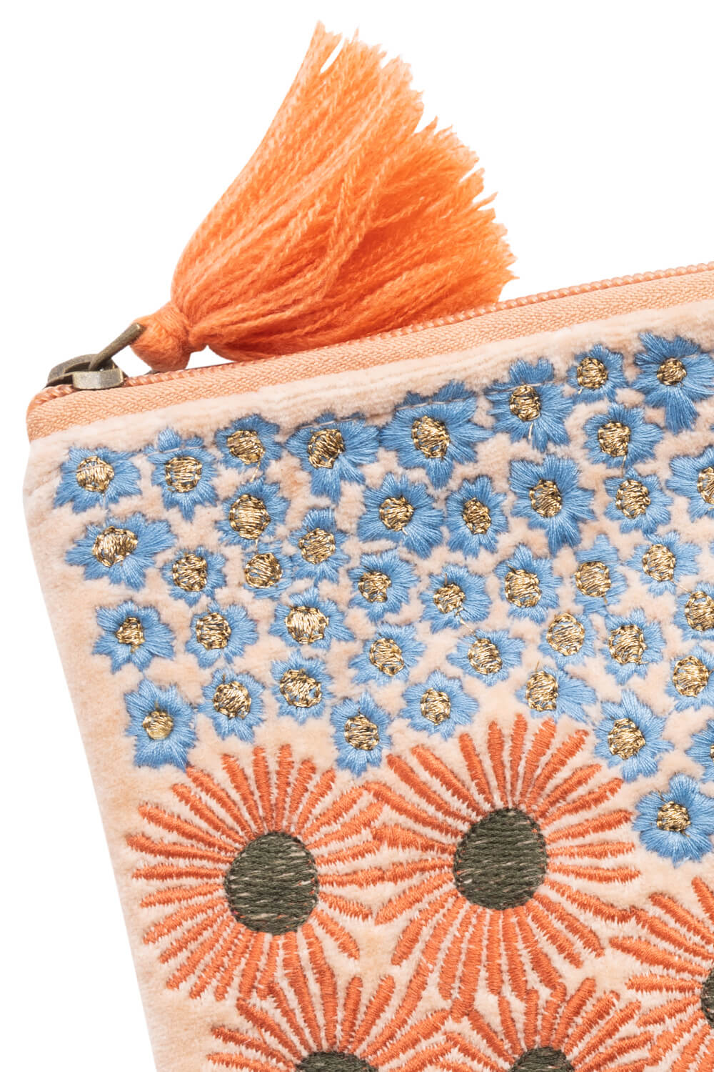 Velvet bag FLOWER