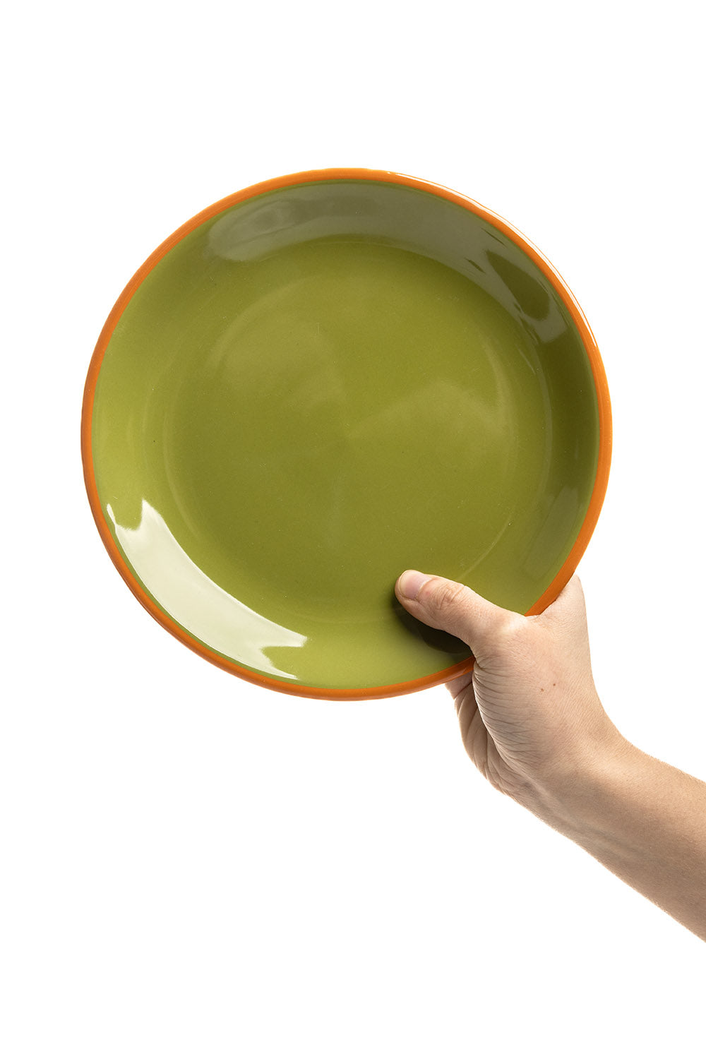 Teller COLOURI Grün gedeckt