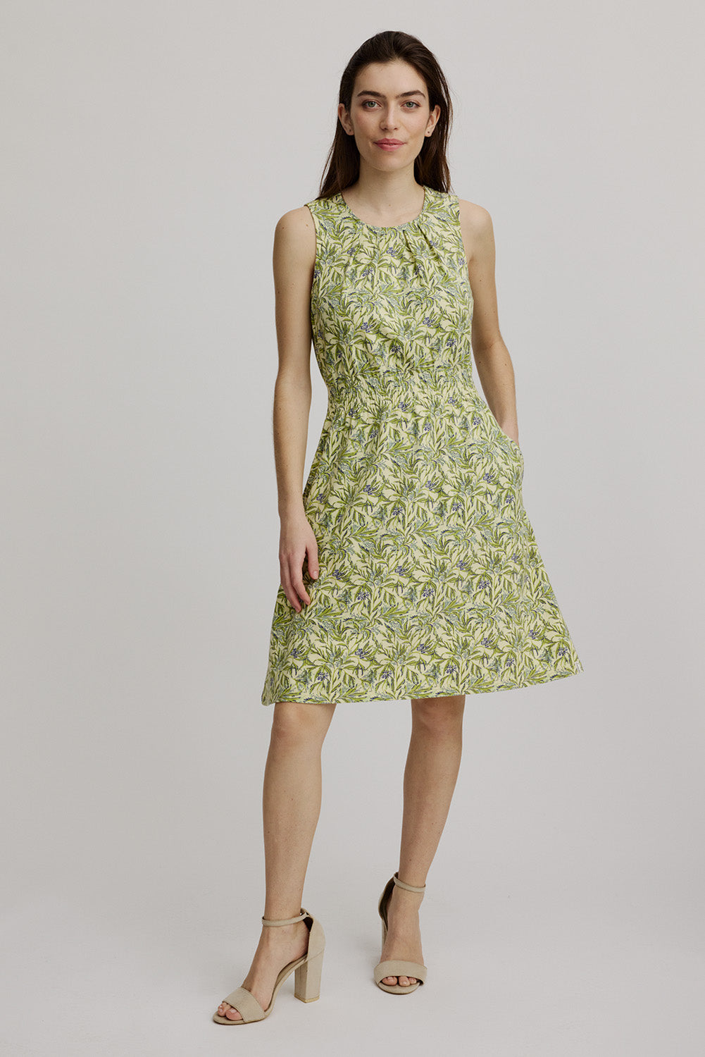 Jersey-Kleid bedruckt