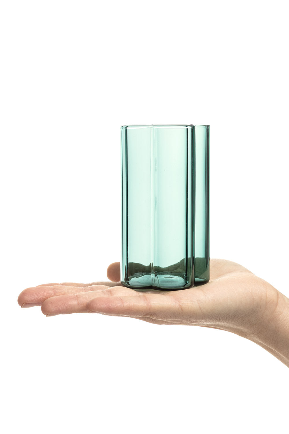 Vase RAIINBOW klein Grün – Borosilikatglas