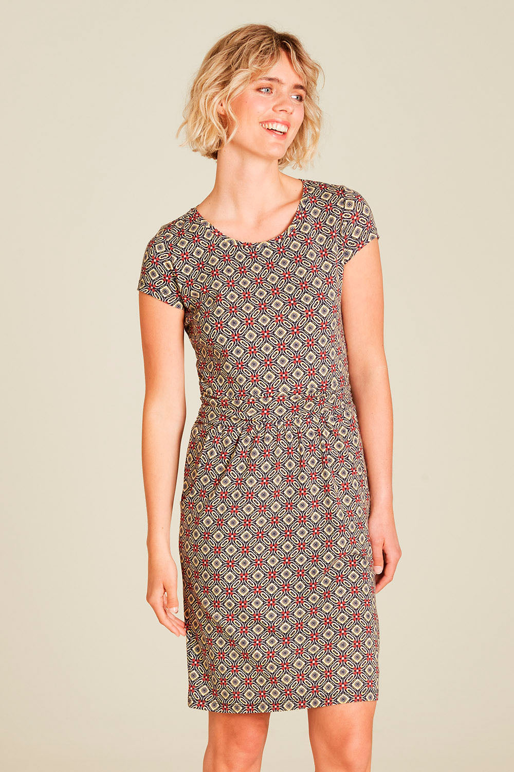 Tailliertes Kleid aus Jersey