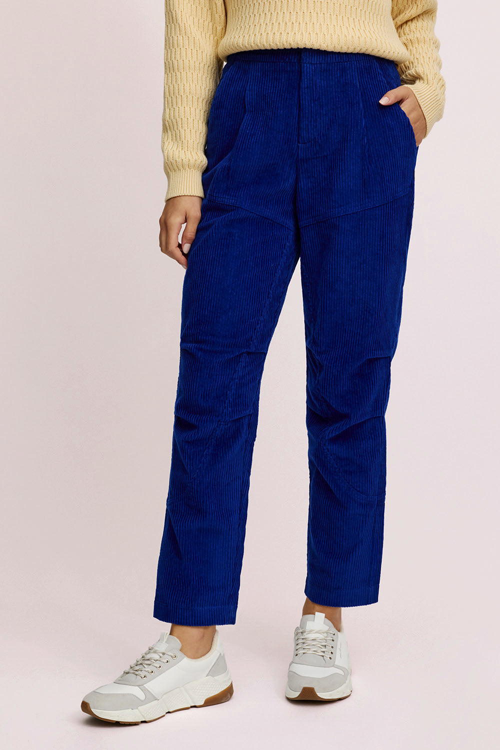 Corduroy pants made from organic cotton