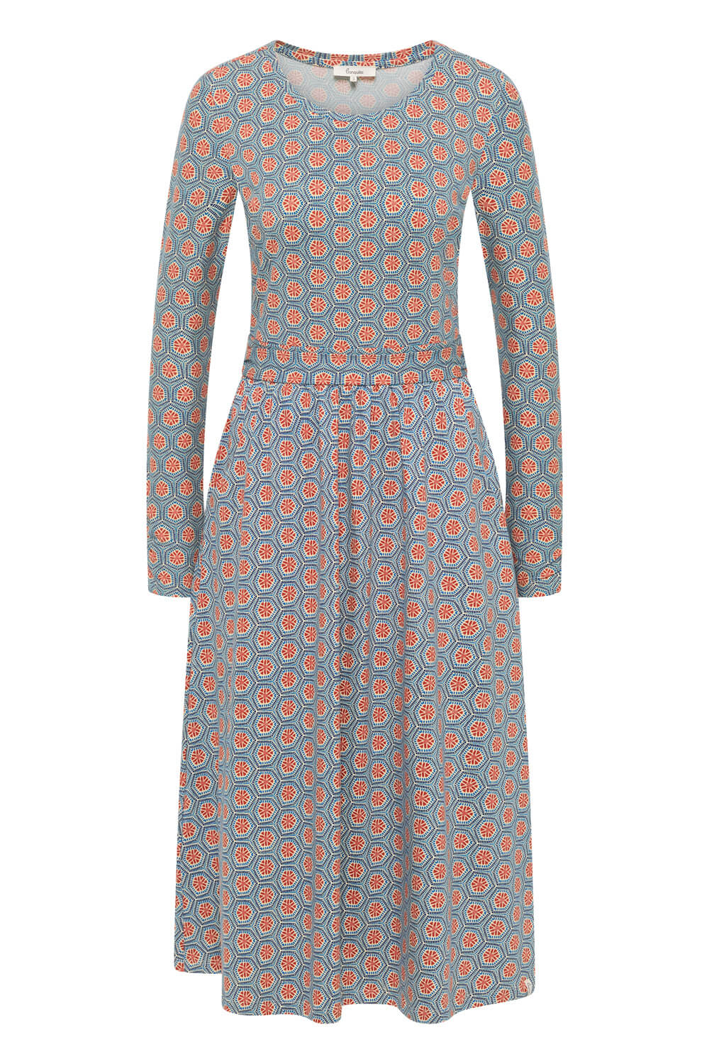Tailliertes Jersey-Kleid
