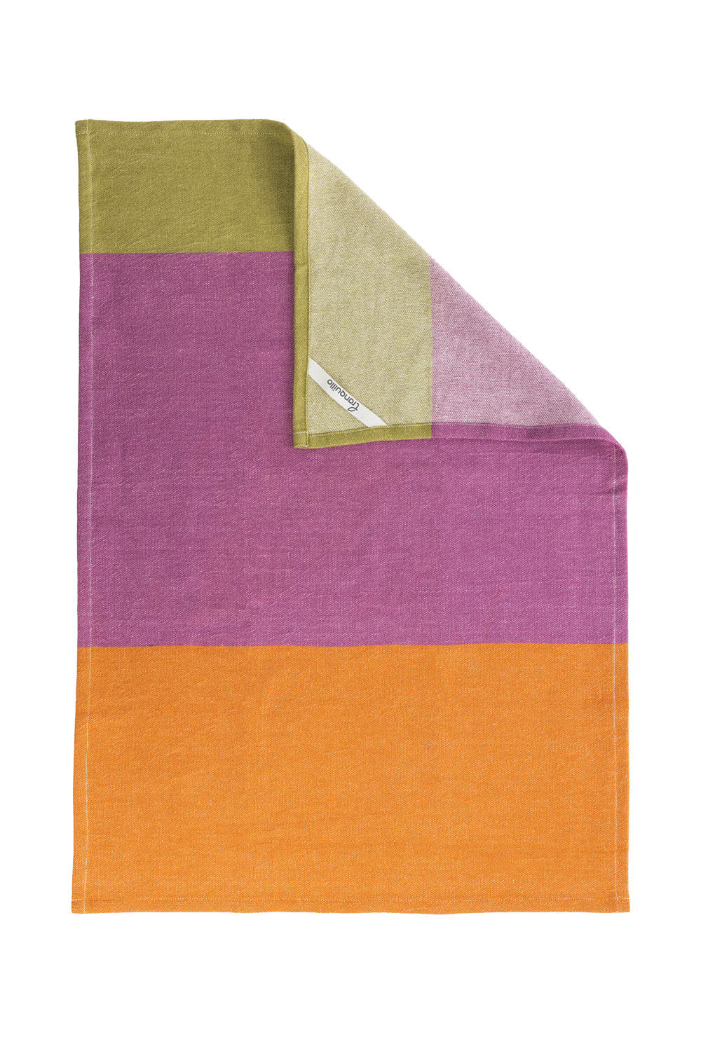 Geschirrtuch COLOURI Violett – Bio-Baumwolle