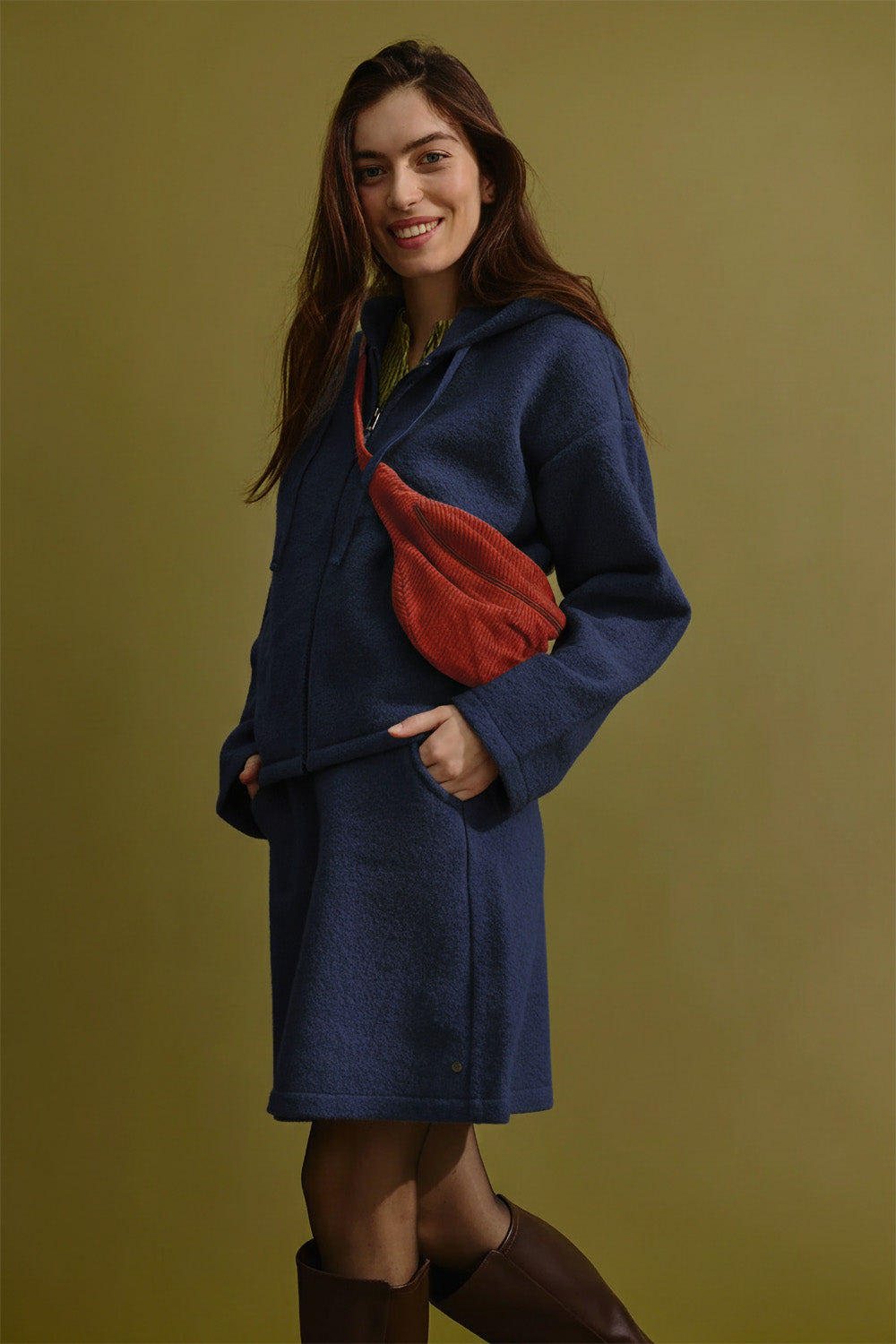 Corduroy belt bag