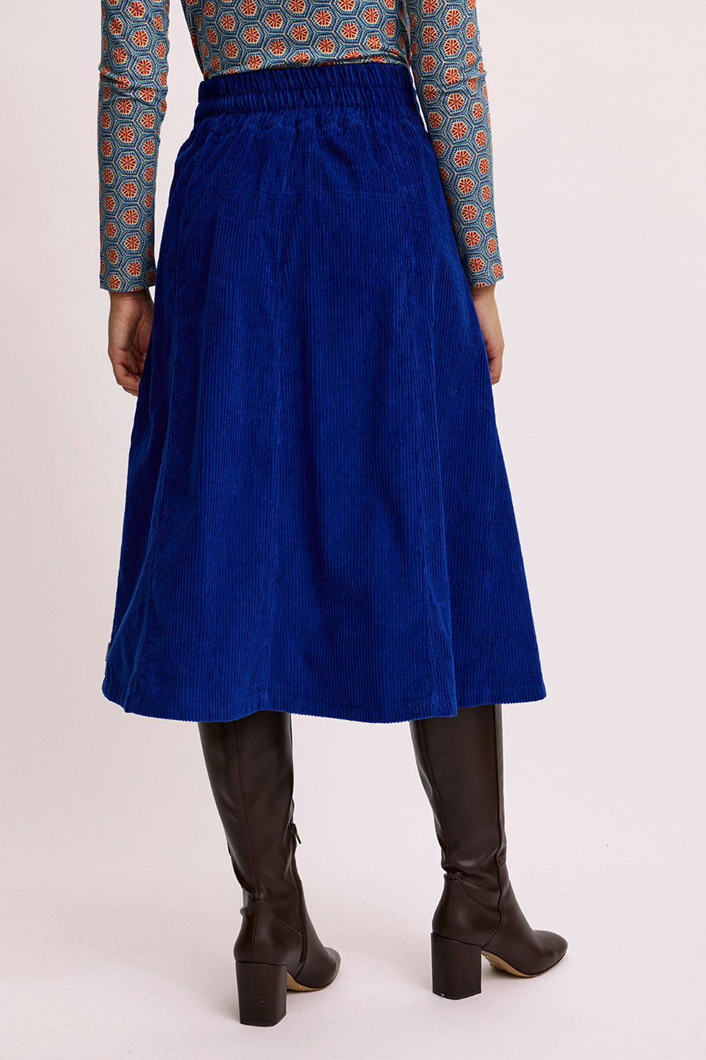 Corduroy skirt made from organic cotton