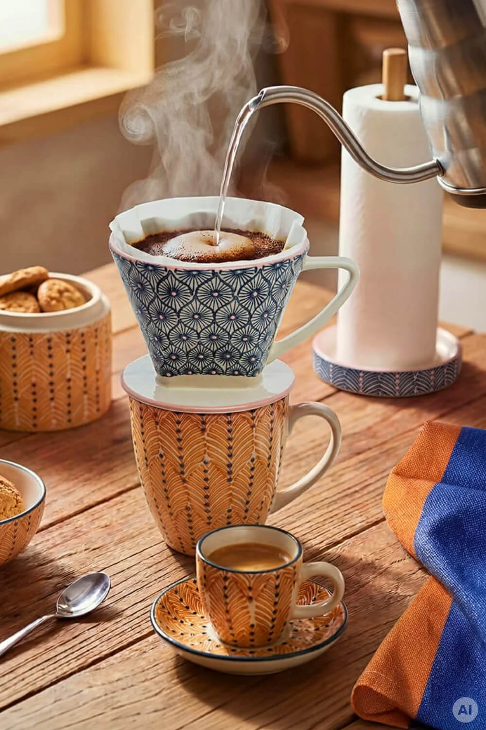 Kaffeefilter MIIX'N'MATCH Blau – Steinzeug