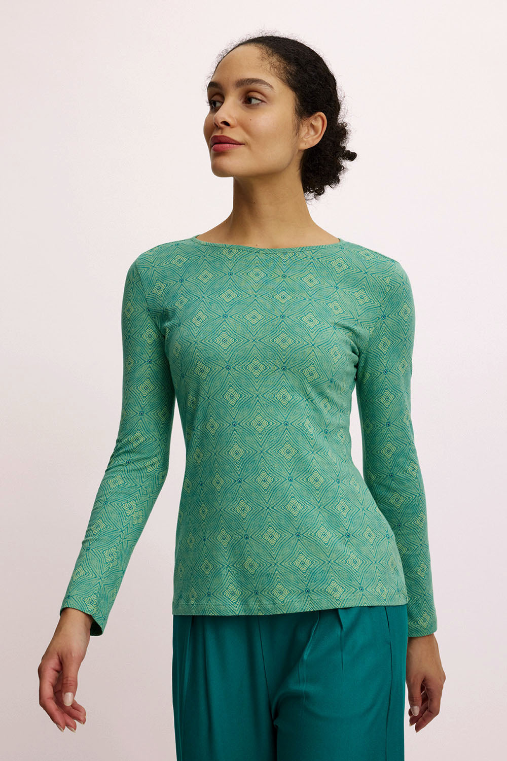 Feminines Jersey-Shirt