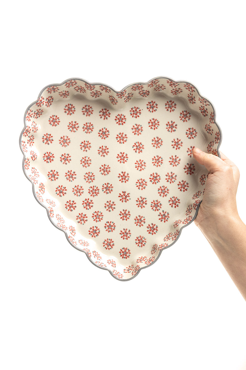 Quicheform REETRO Rot – Steinzeug, 26 x 26 cm