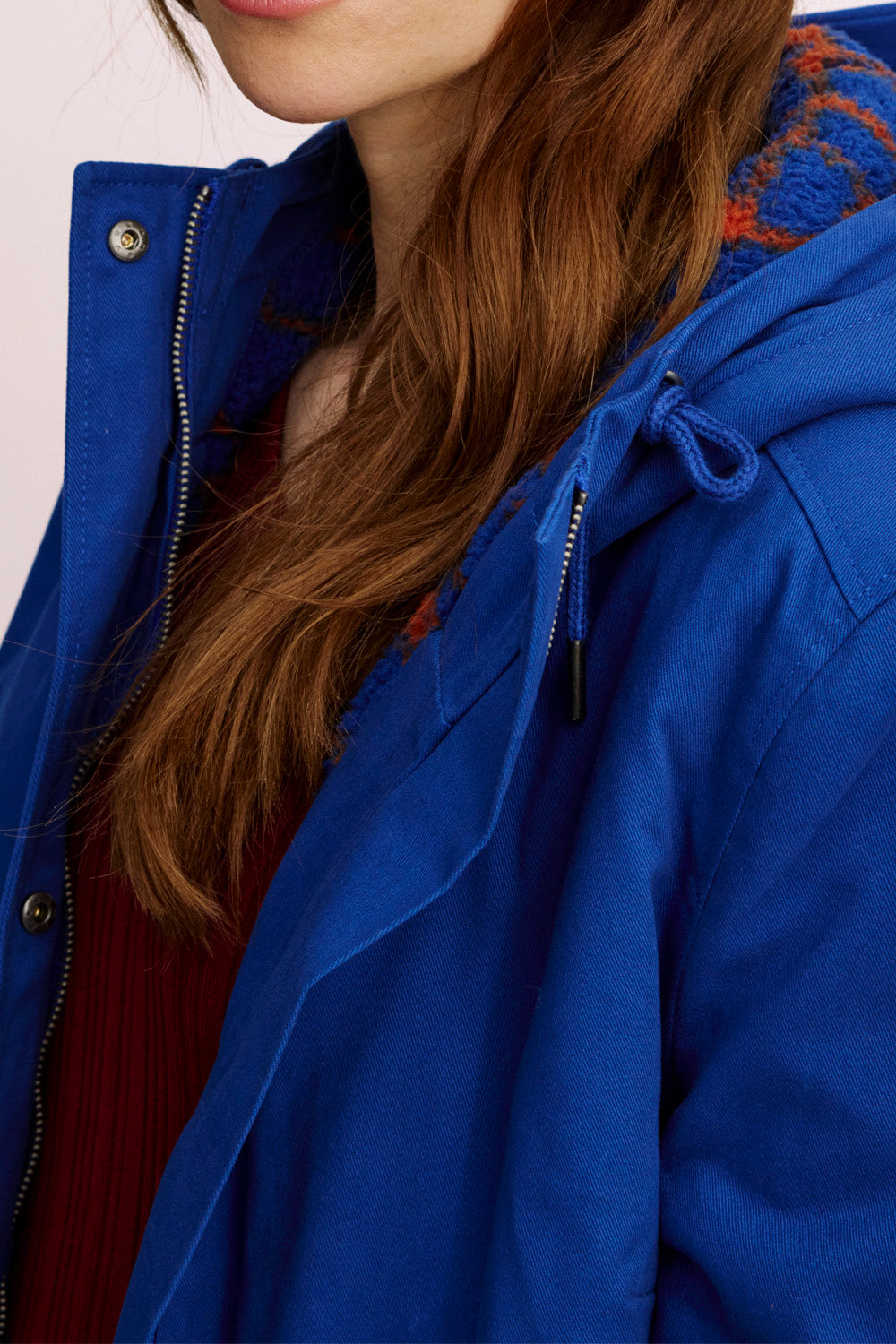 Lined parka made of organic cotton