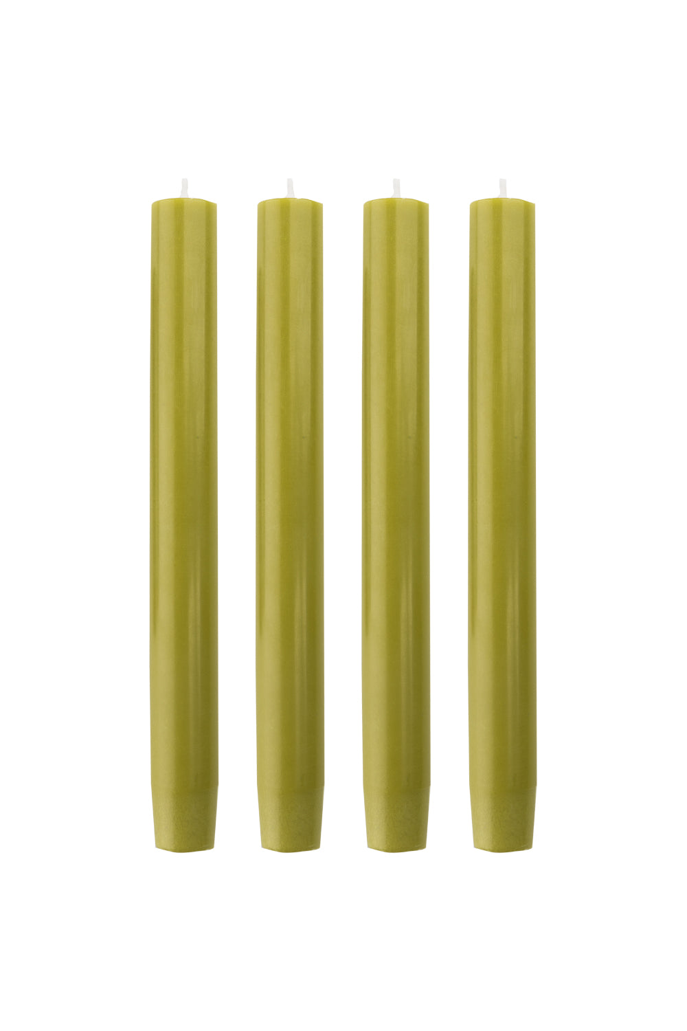 Taper Candles GLUMI green Set of 4
