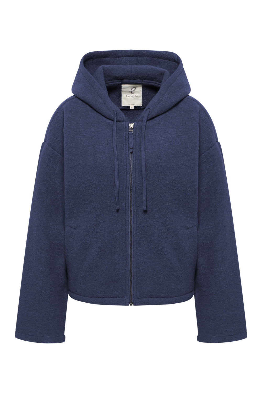 Cosy jacket made from milled wool