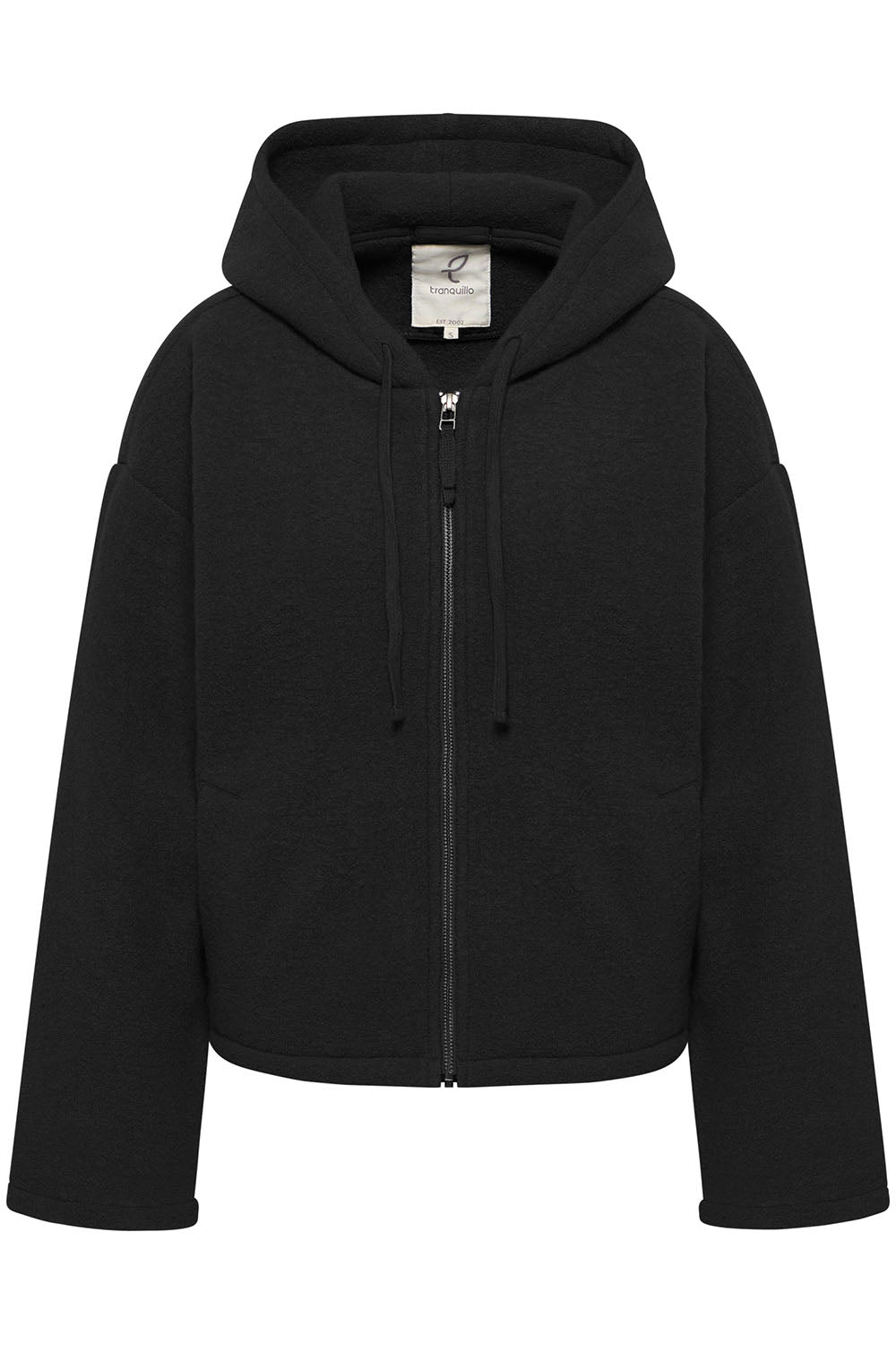 Cosy jacket made from milled wool